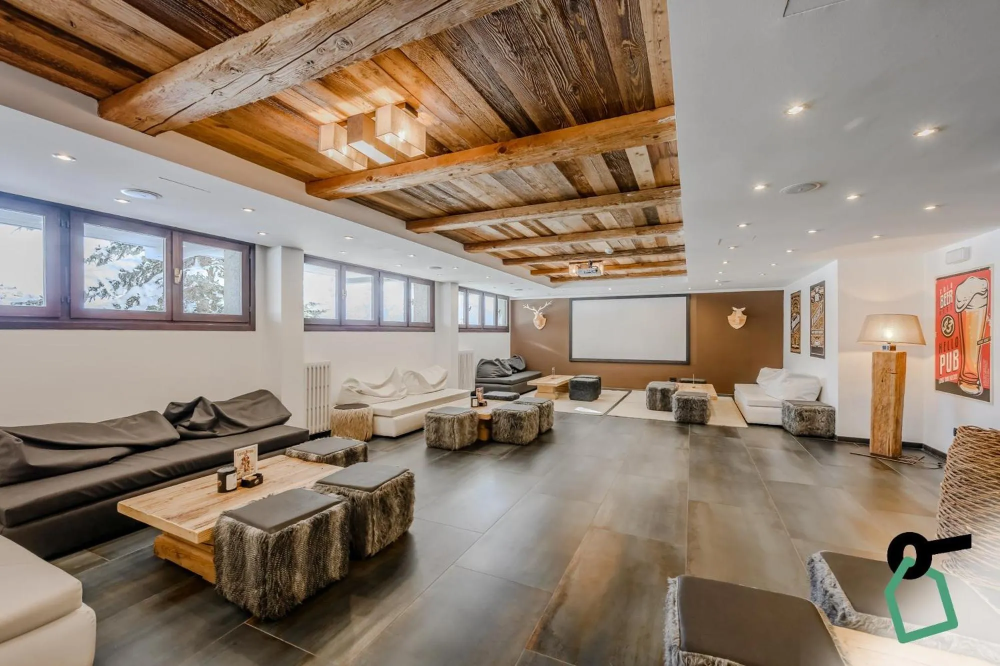 Lobby or reception in Hotiday Sestriere Ski Run