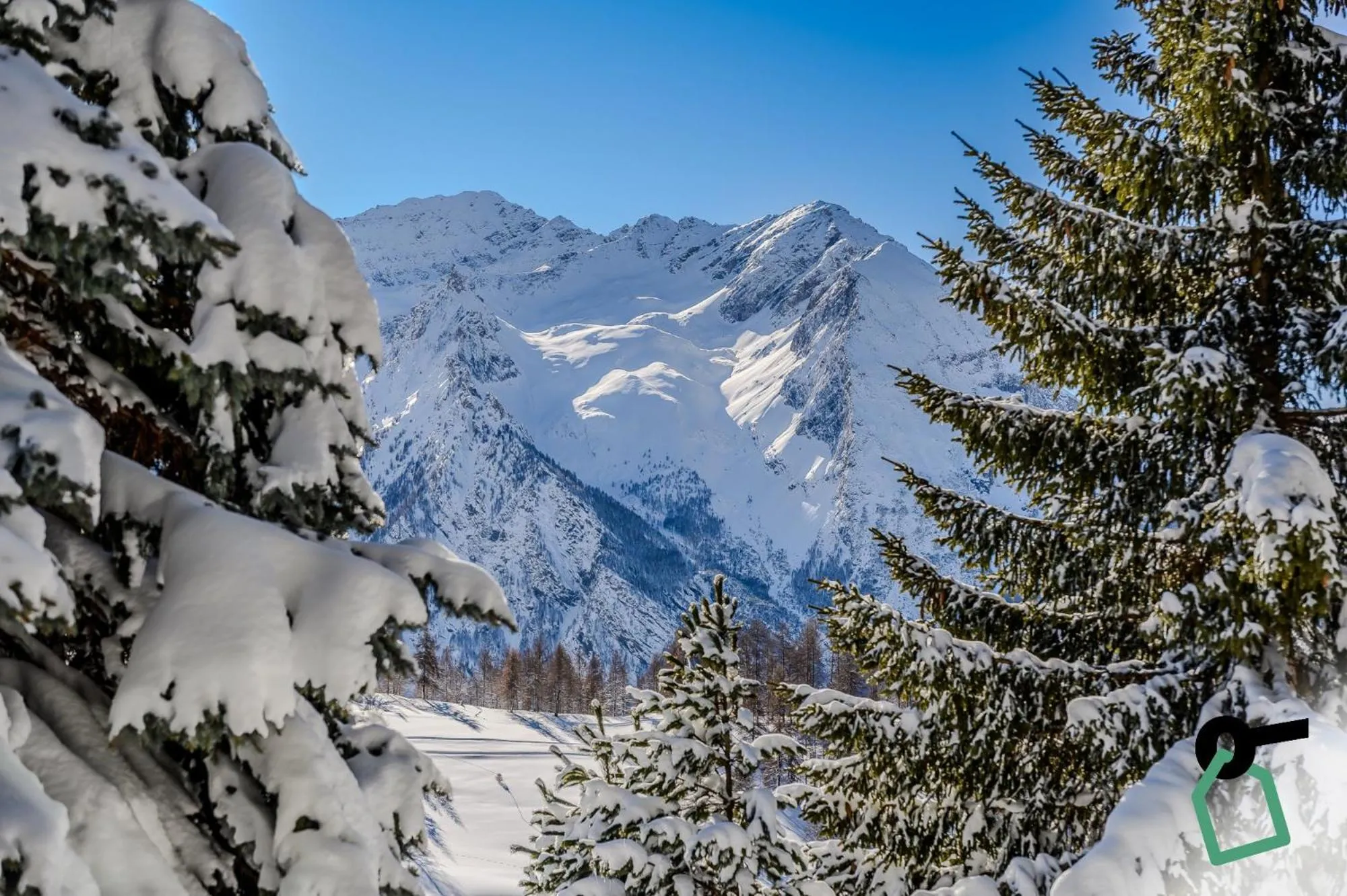 Natural landscape in Hotiday Sestriere Ski Run