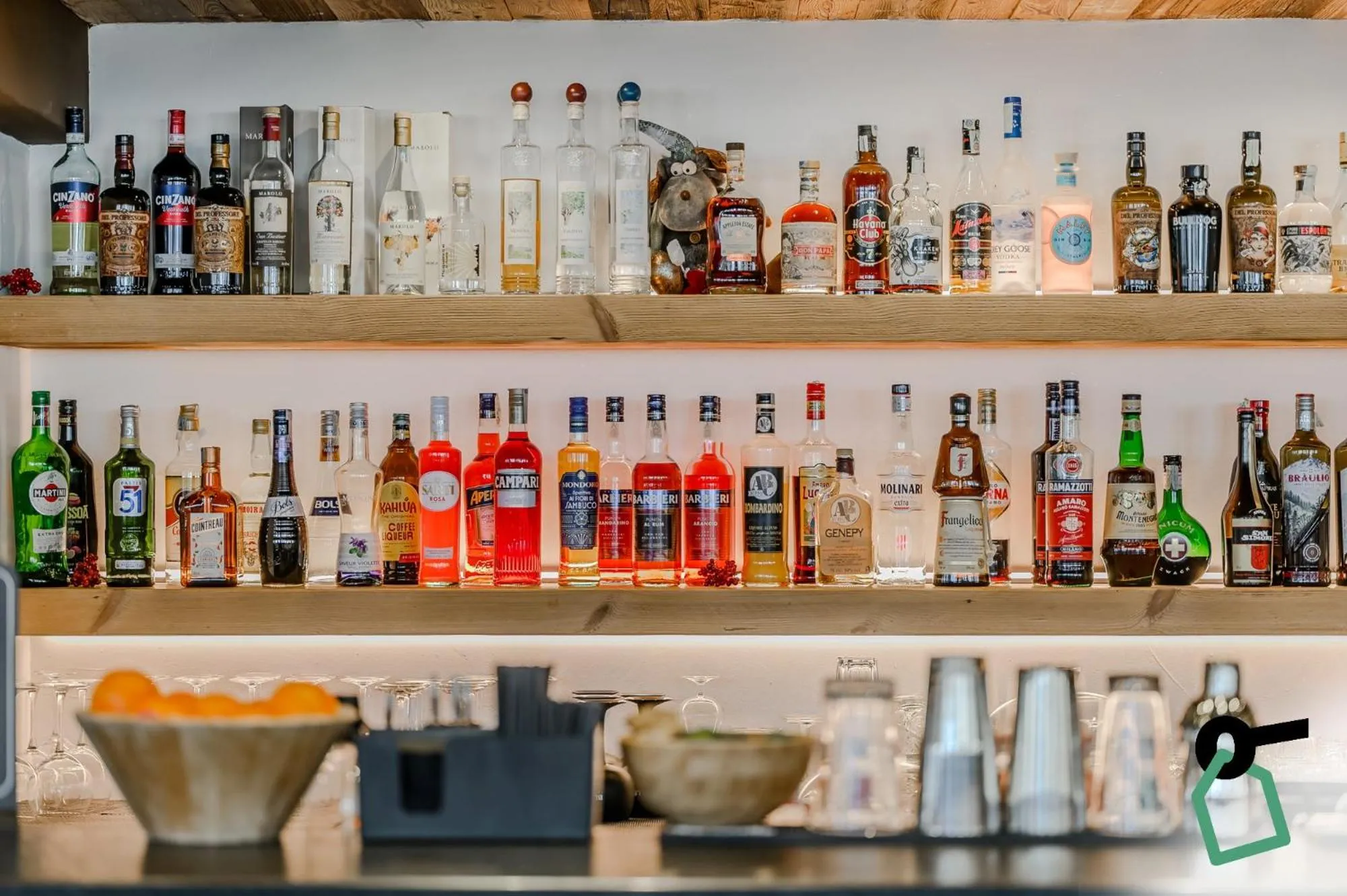 Lounge or bar in Hotiday Sestriere Ski Run