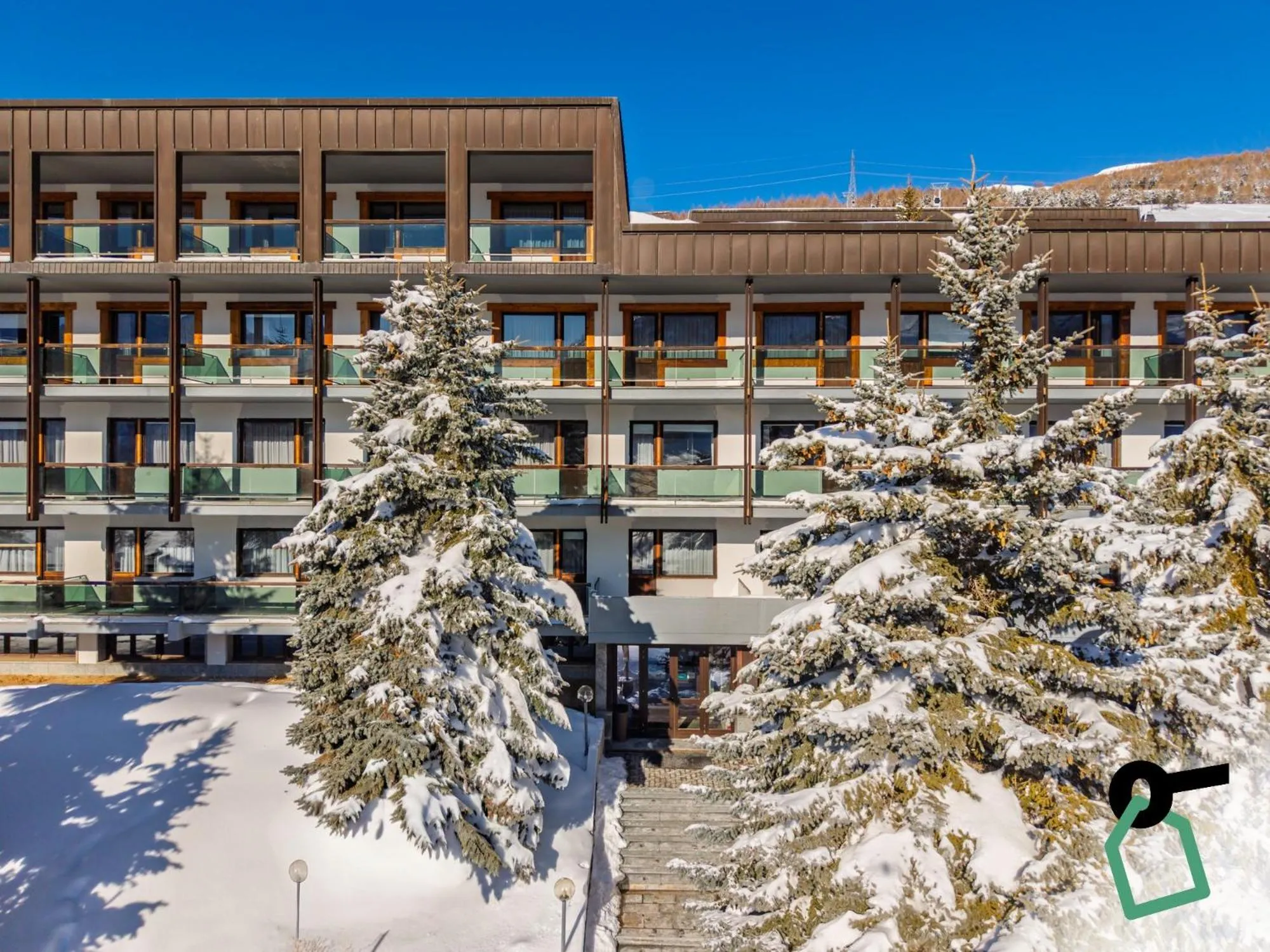 Property building in Hotiday Sestriere Ski Run