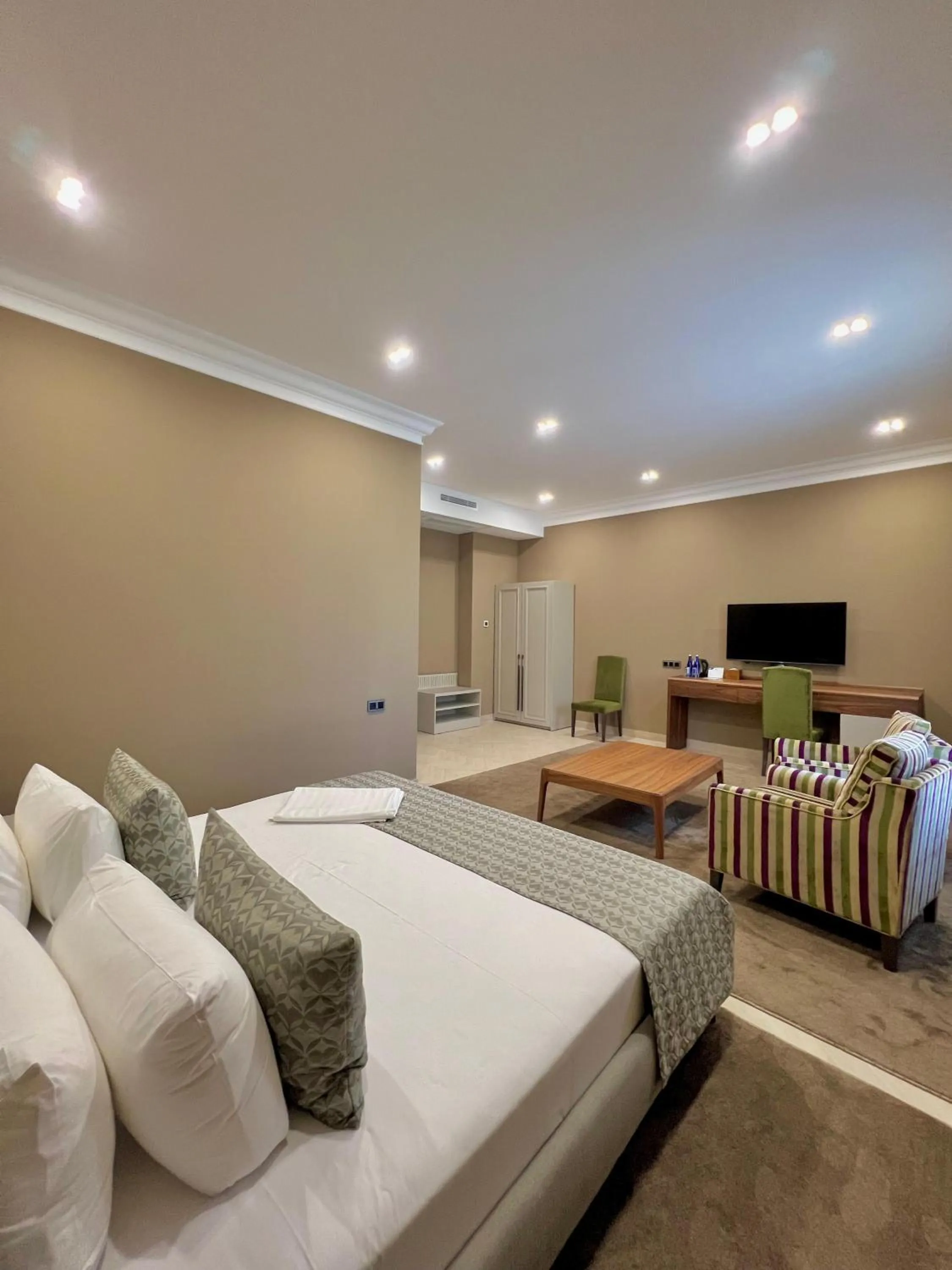 Photo of the whole room, Bed in Plaza Viktoria Hotel Yerevan