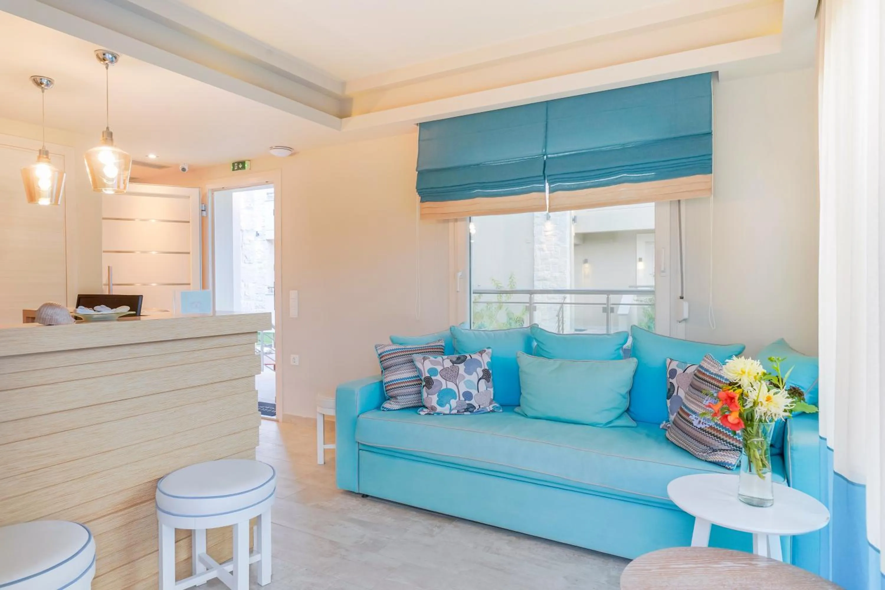 Communal lounge/ TV room in Iliorama Luxury Apartments