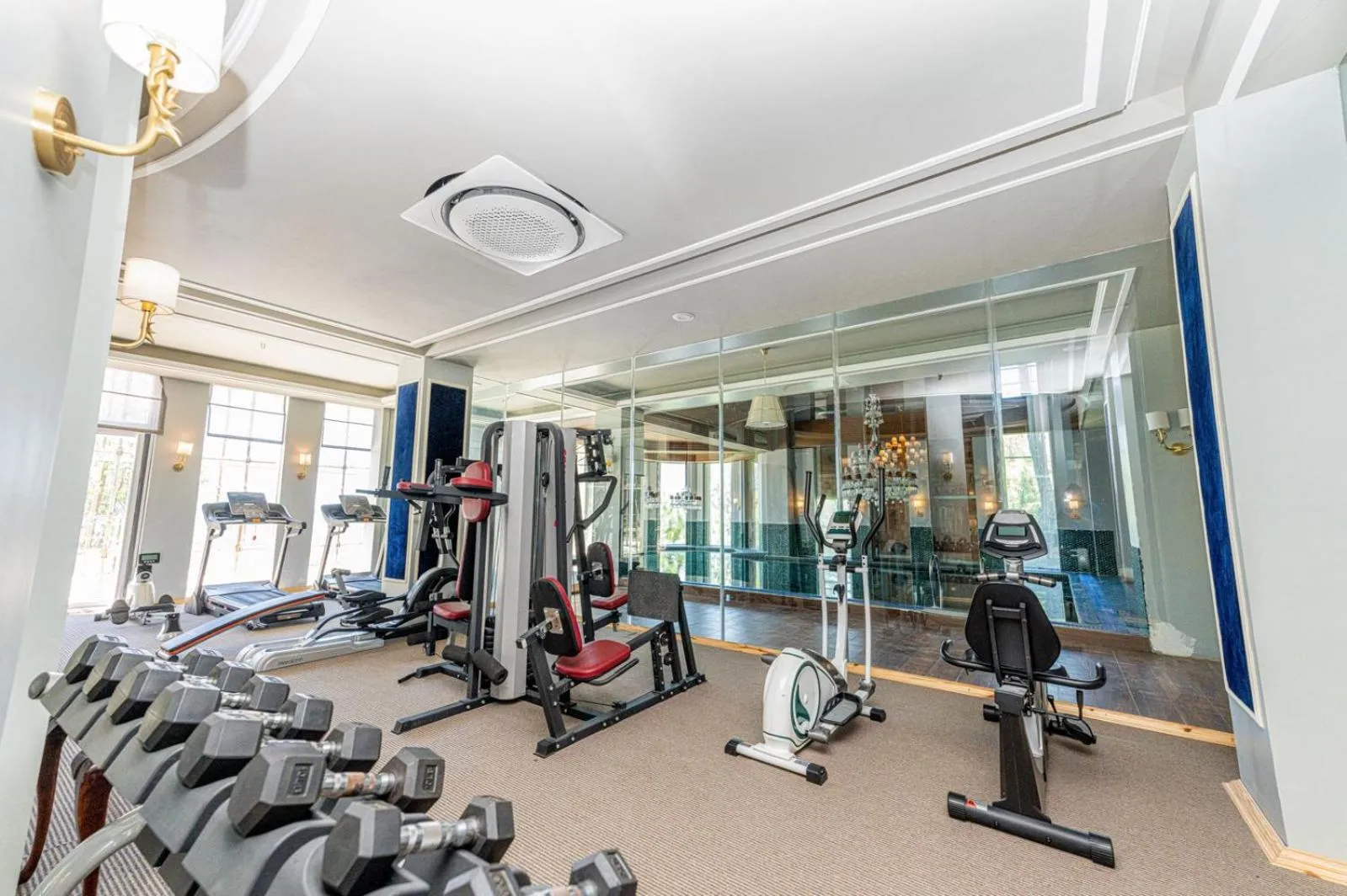 Fitness centre/facilities in The Manor Sports and Wellness Hotel