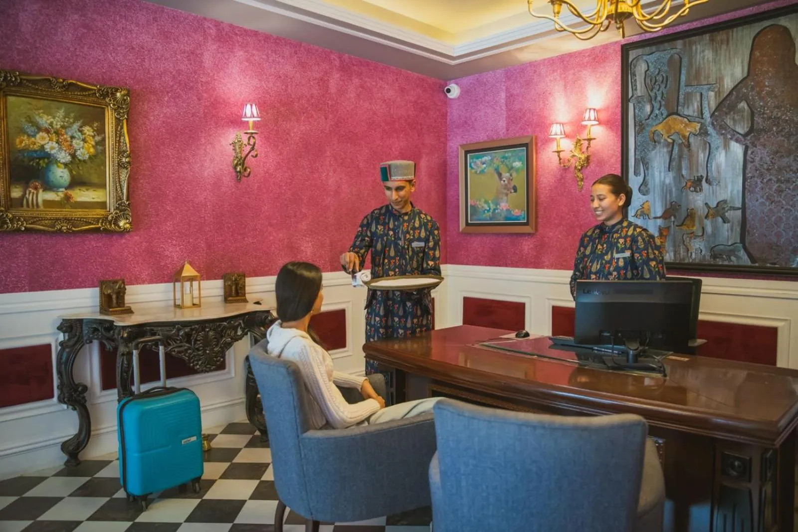 Lobby or reception in The Manor Sports and Wellness Hotel