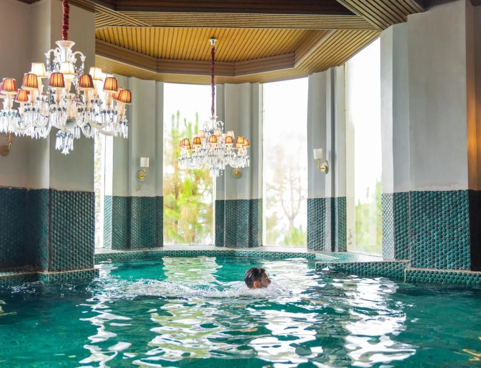 Swimming pool in The Manor Sports and Wellness Hotel