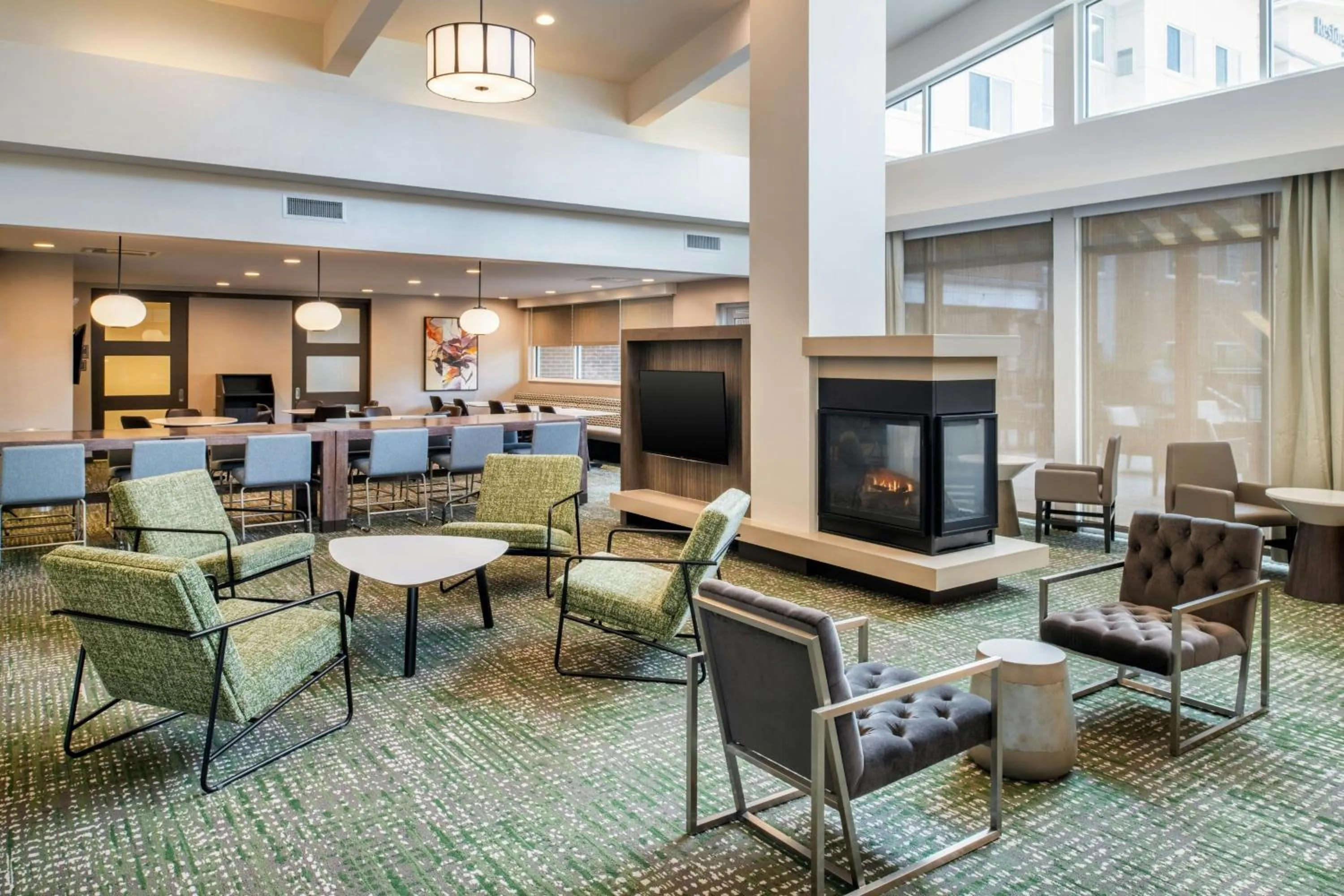 Lobby or reception in Residence Inn by Marriott Houston City Place