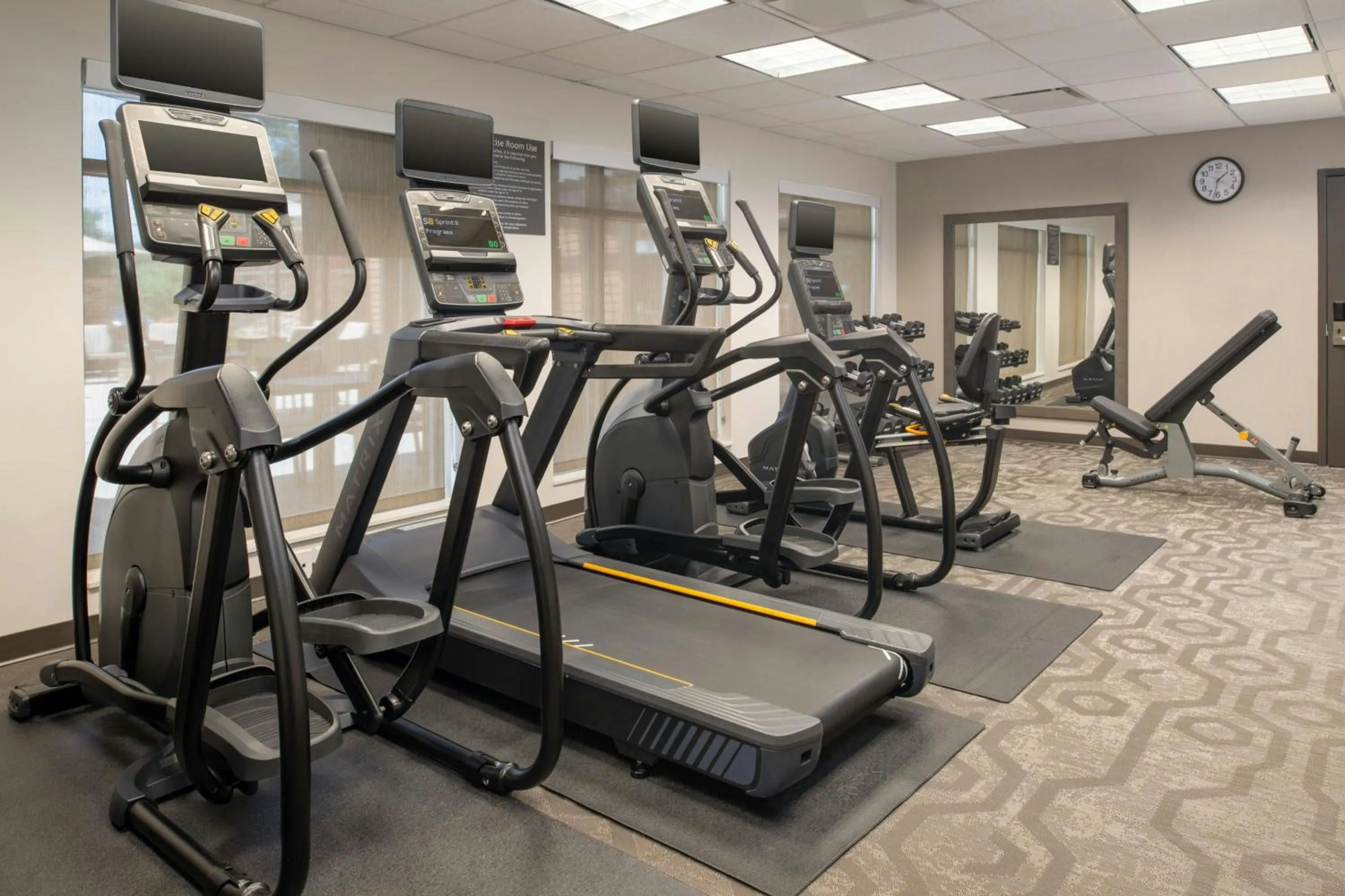 Fitness centre/facilities in Residence Inn by Marriott Houston City Place