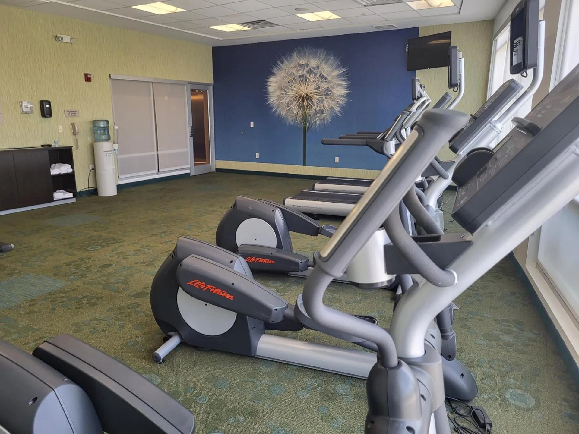 Fitness centre/facilities in SpringHill Suites by Marriott Houston Westchase