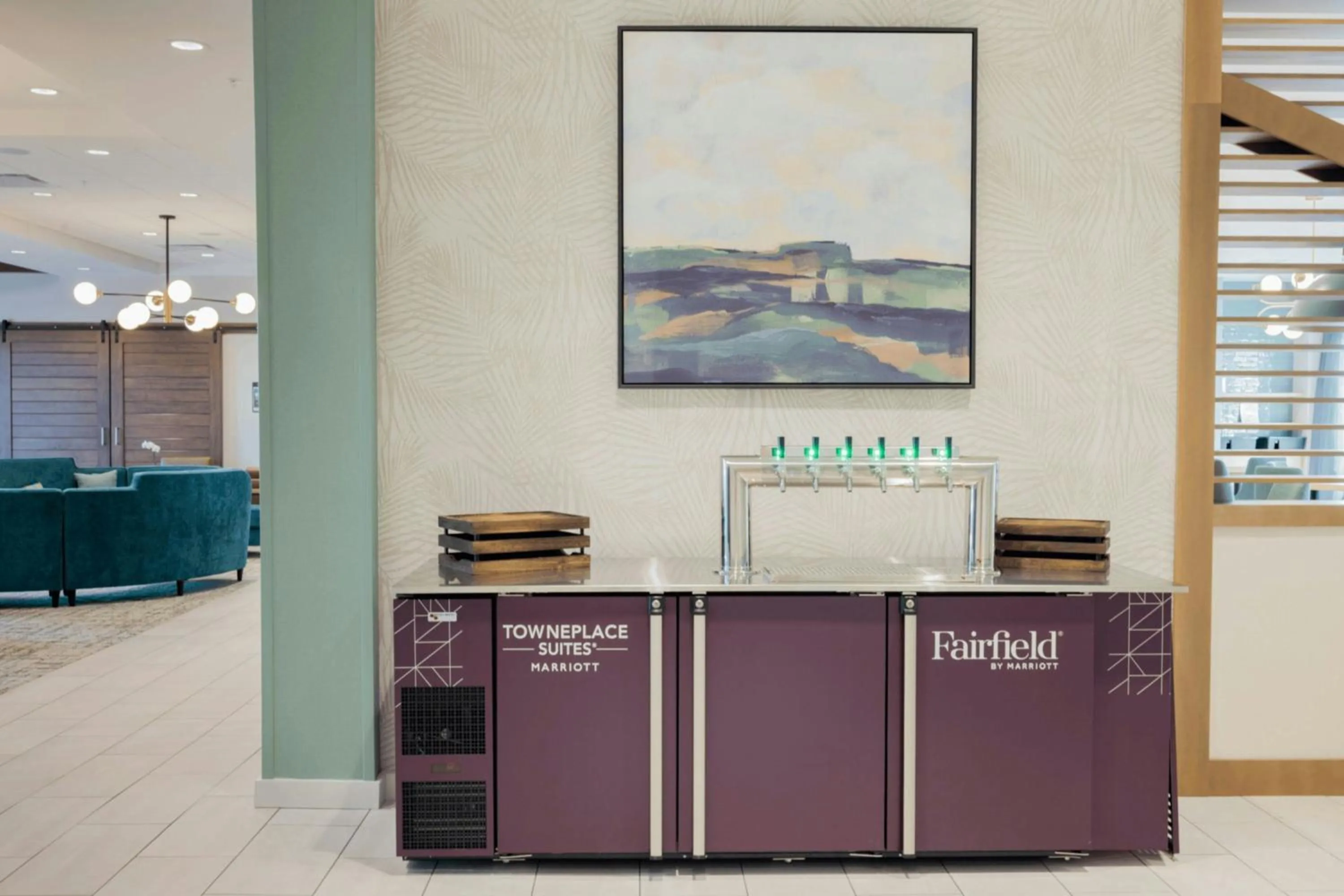 Lobby or reception in Fairfield Inn & Suites Dayton Beavercreek