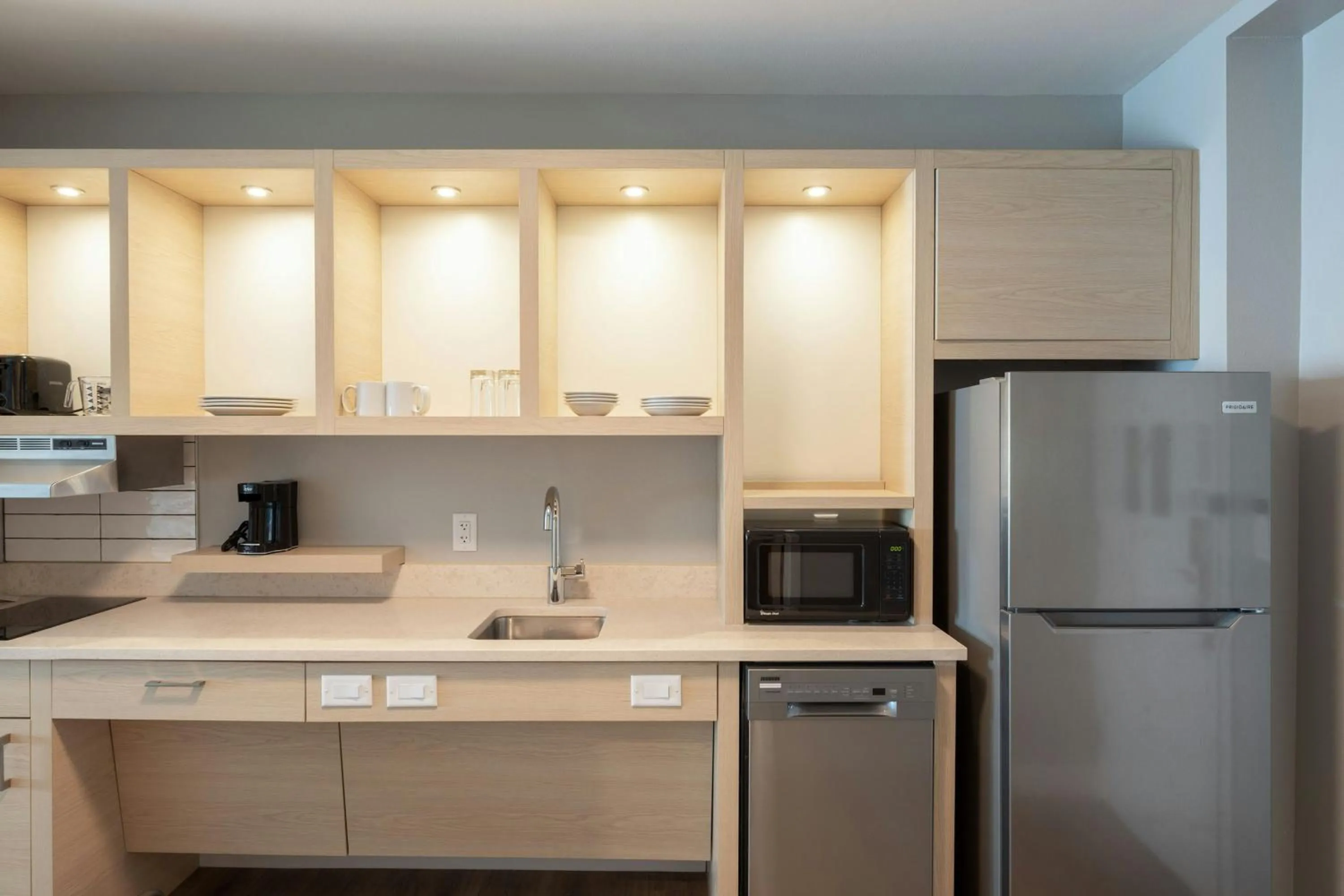 Kitchen or kitchenette in TownePlace Suites Dayton Beavercreek