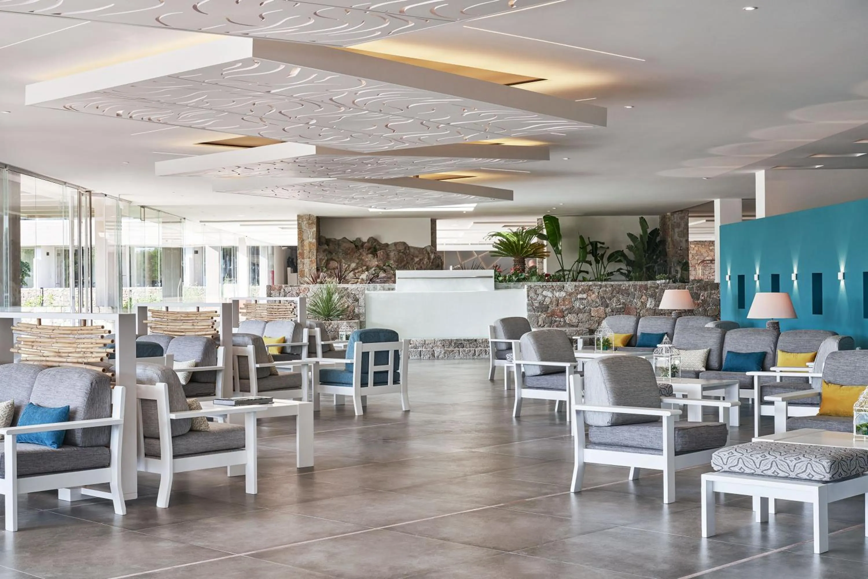 Lounge or bar in AKS Porto Heli Hotel