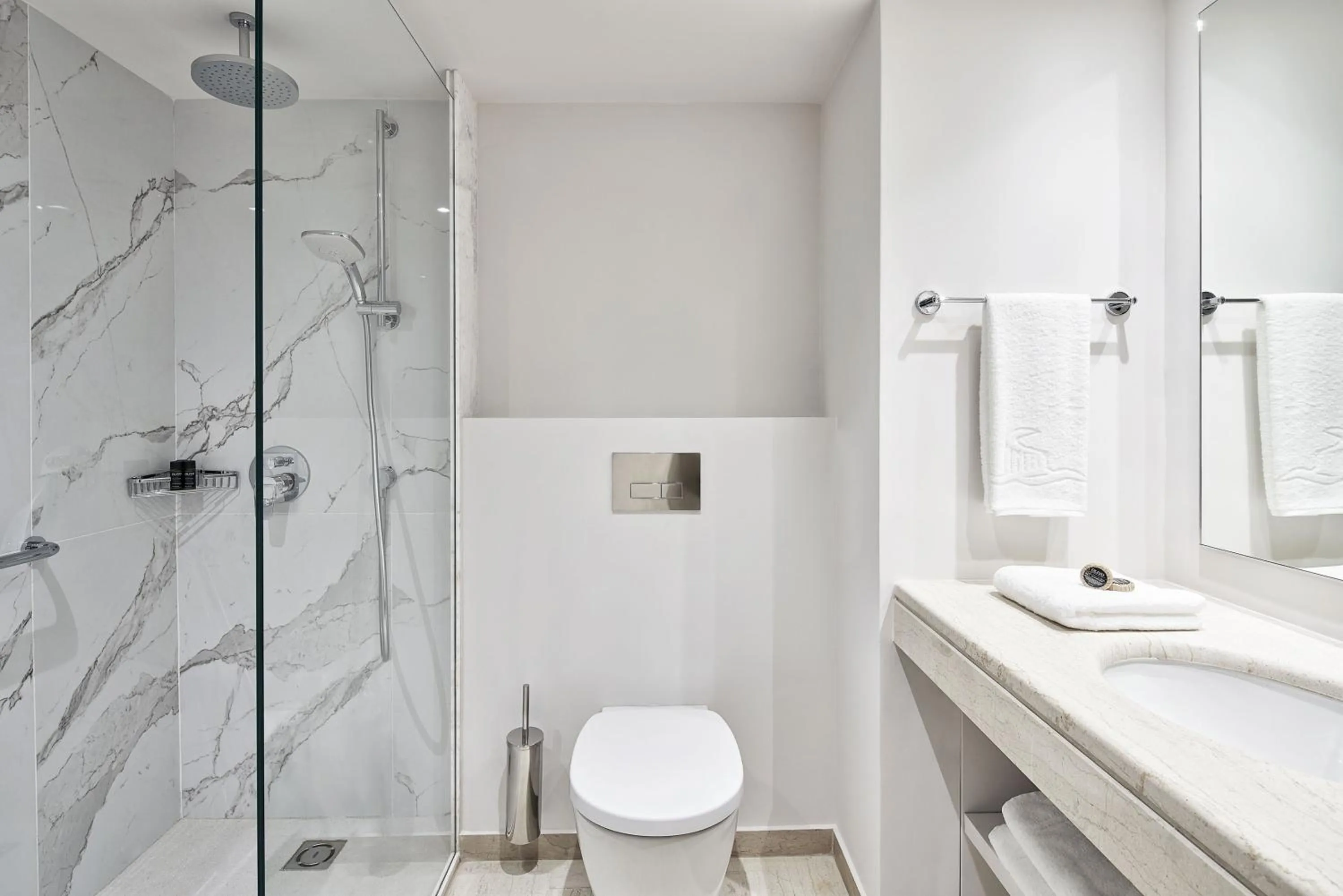 Bathroom in AKS Porto Heli Hotel