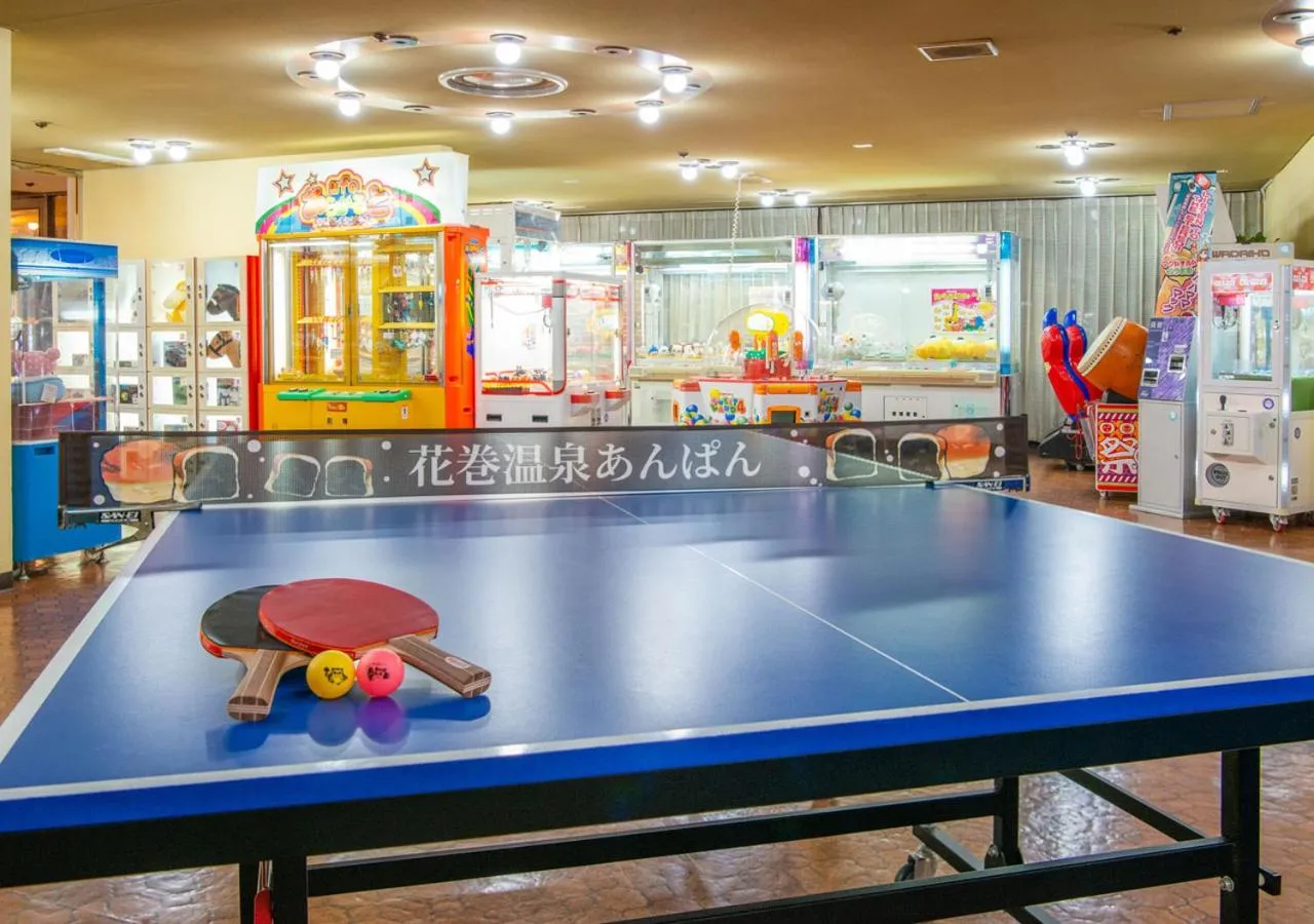 Table tennis in Hotel Hanamaki
