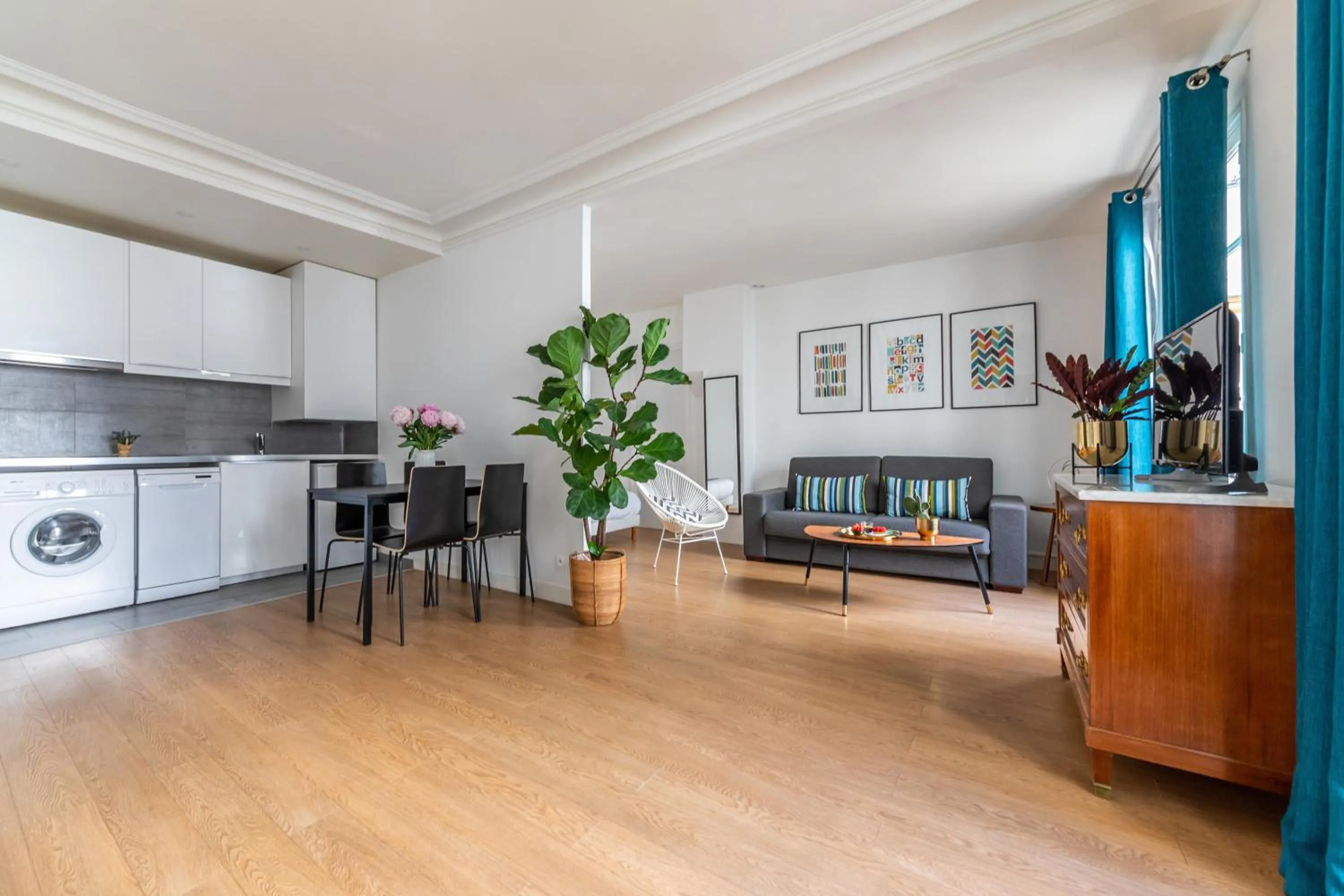 Living room in Appartements Bergère