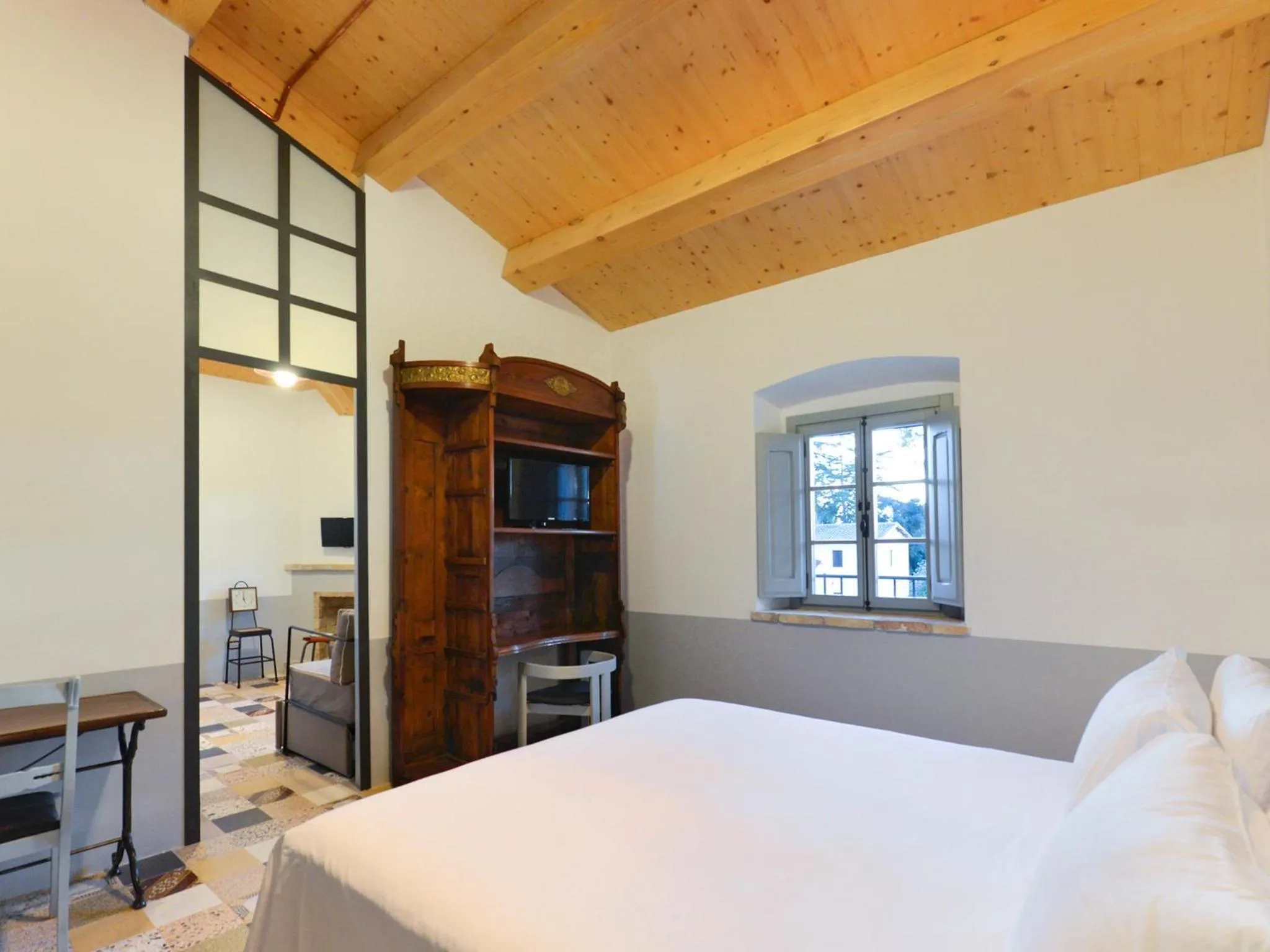 Photo of the whole room, Bed in I Casali del Pino