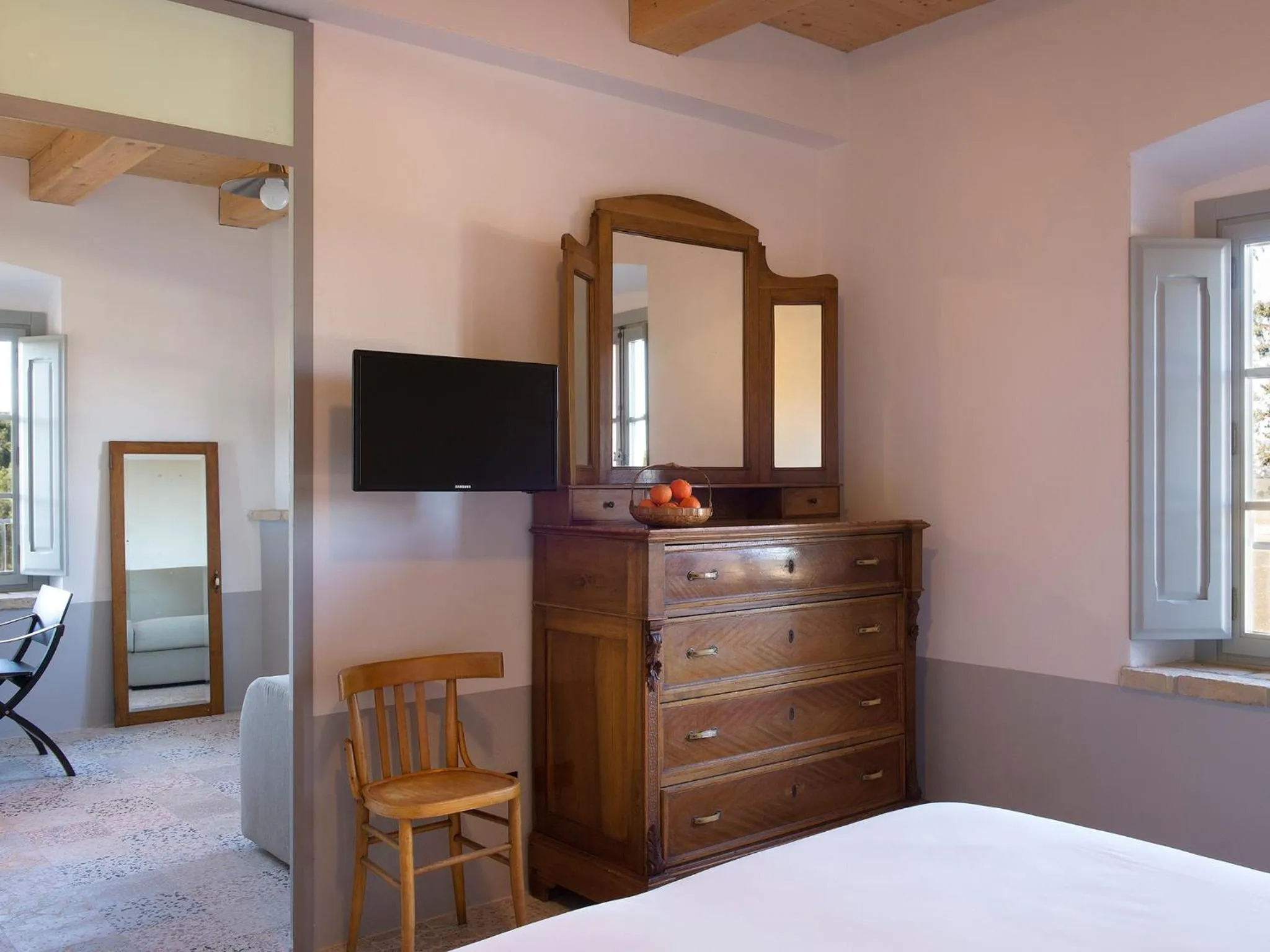 Bathroom, Bed in I Casali del Pino