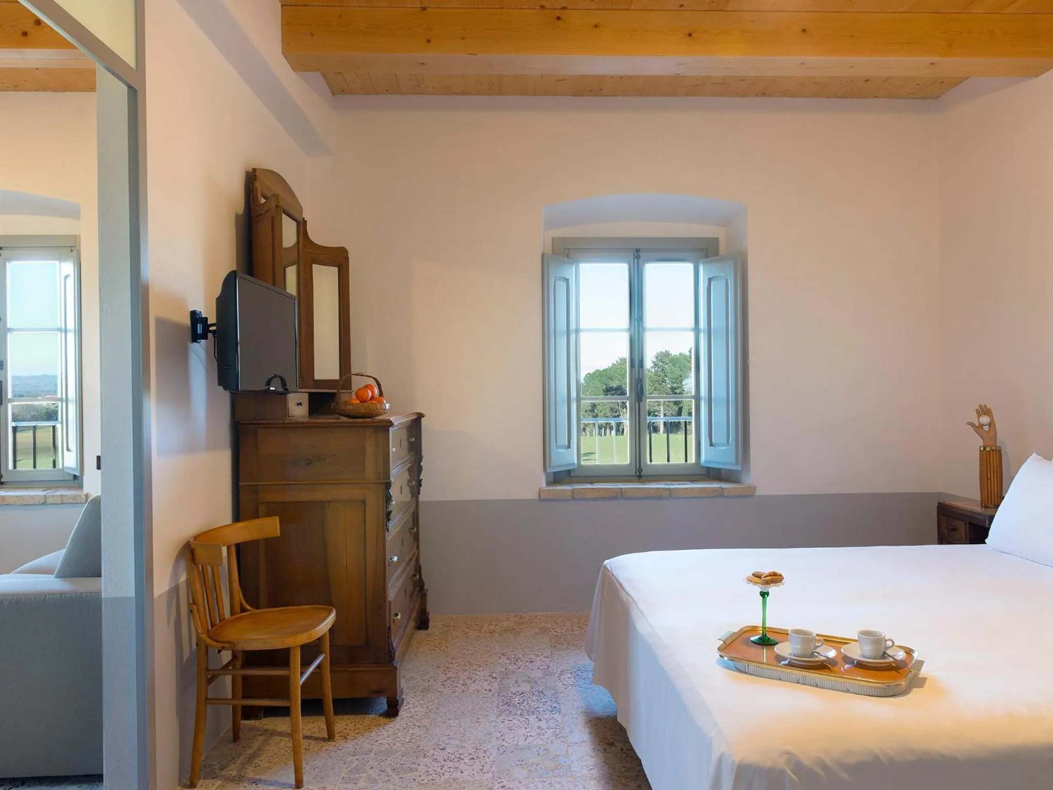 Photo of the whole room, Bed in I Casali del Pino