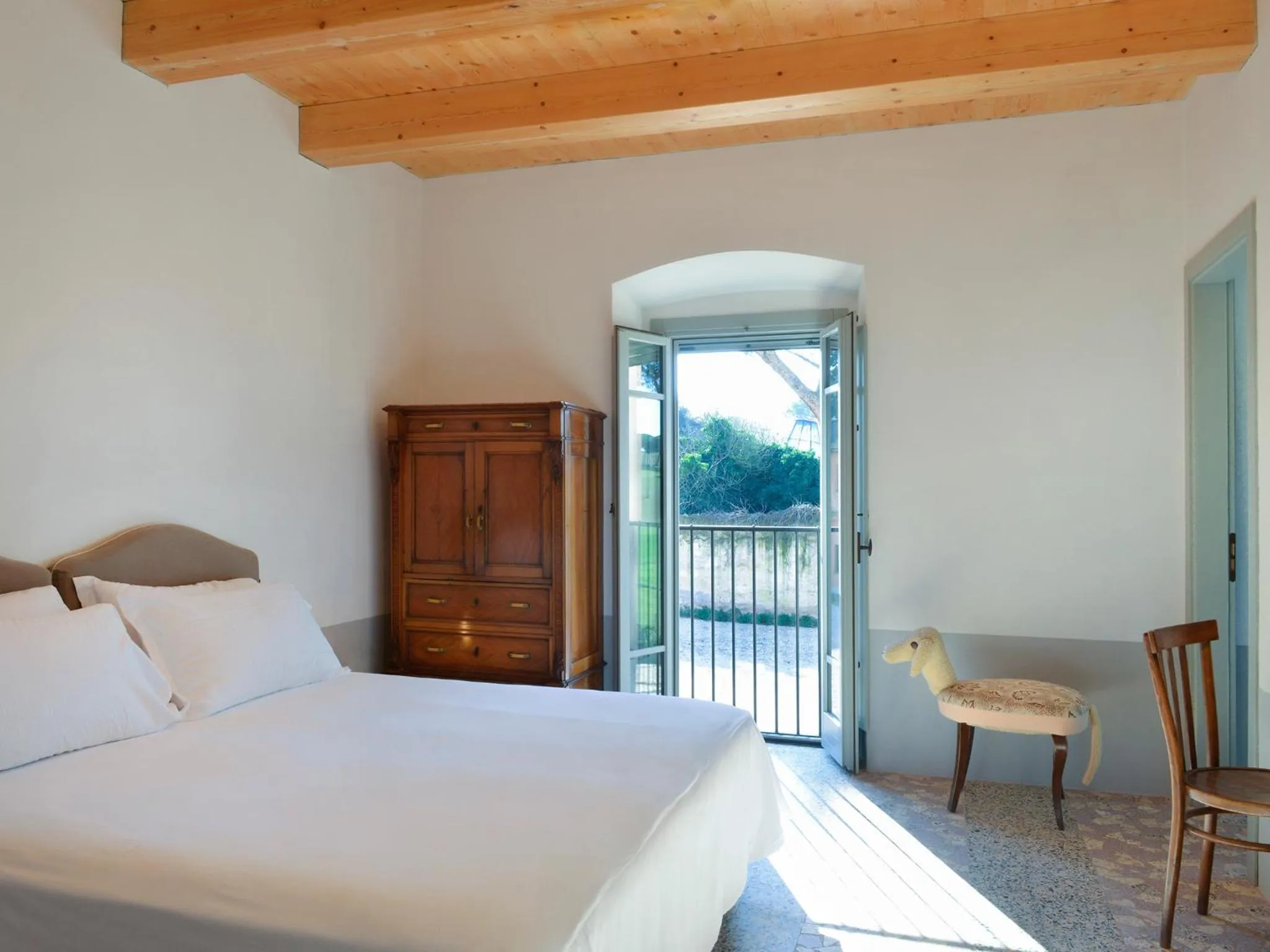 Bed in I Casali del Pino