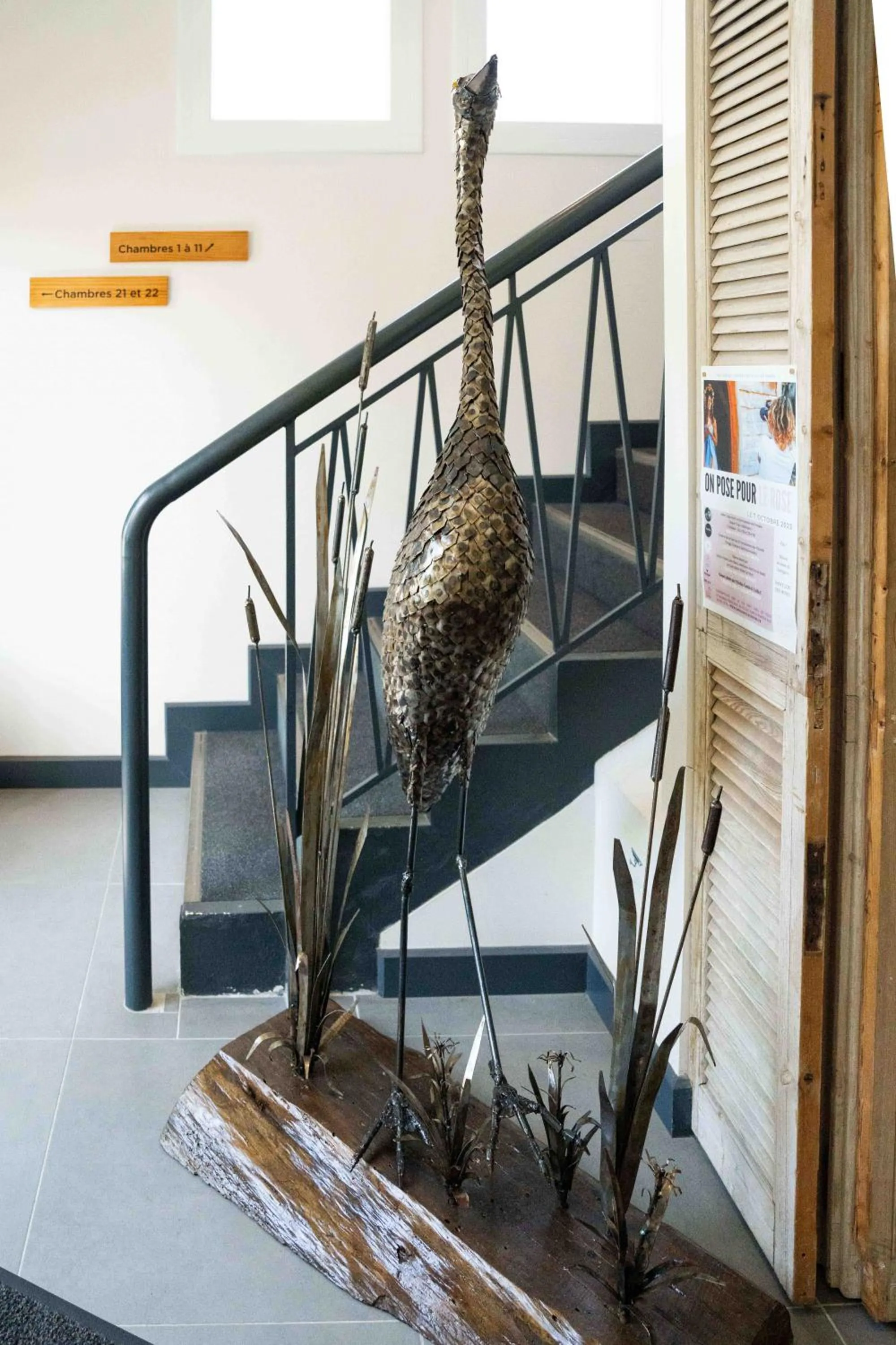 Decorative detail in Logis Hôtels Gnàc é Pause