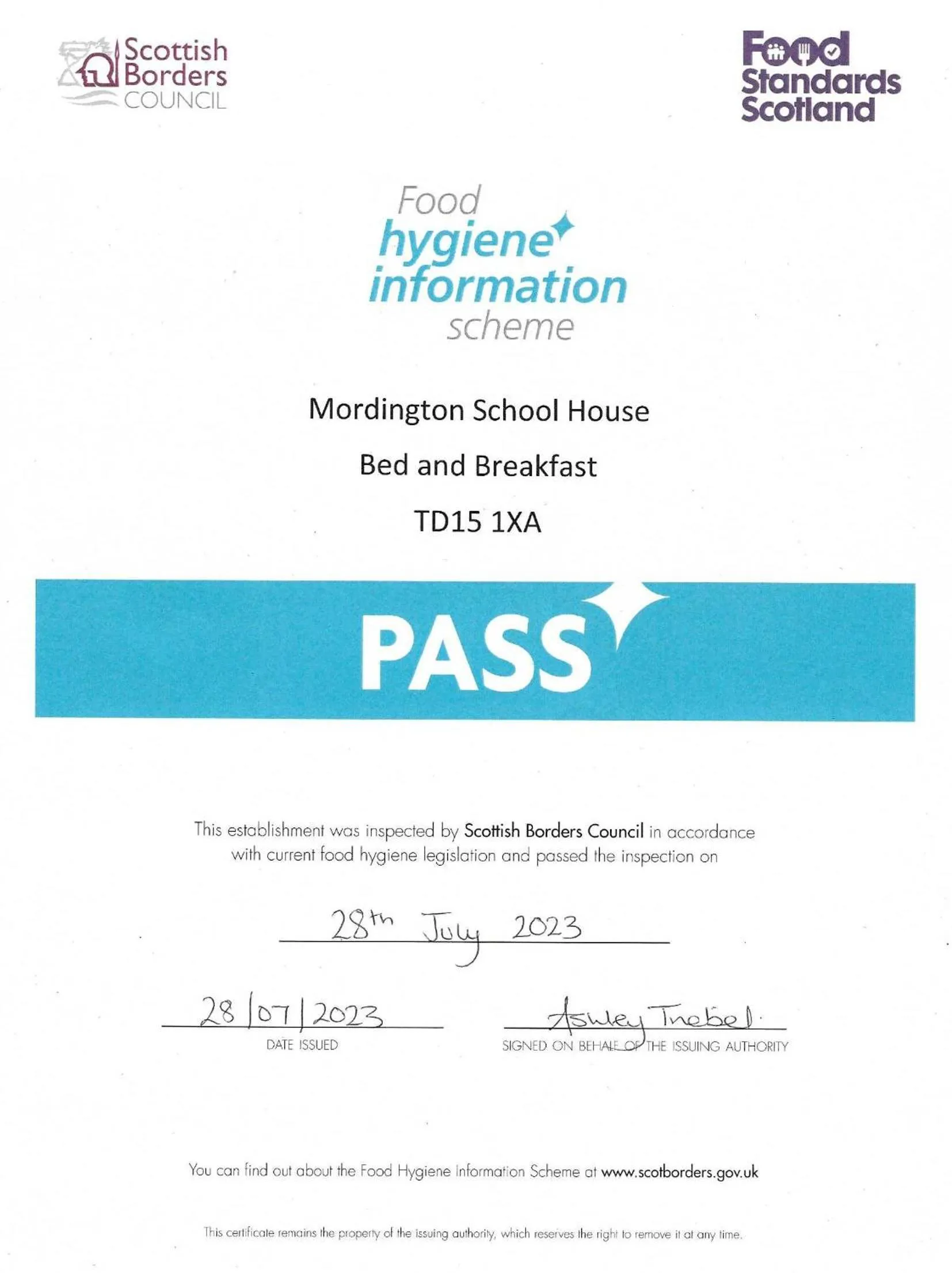 The Old School House Mordington