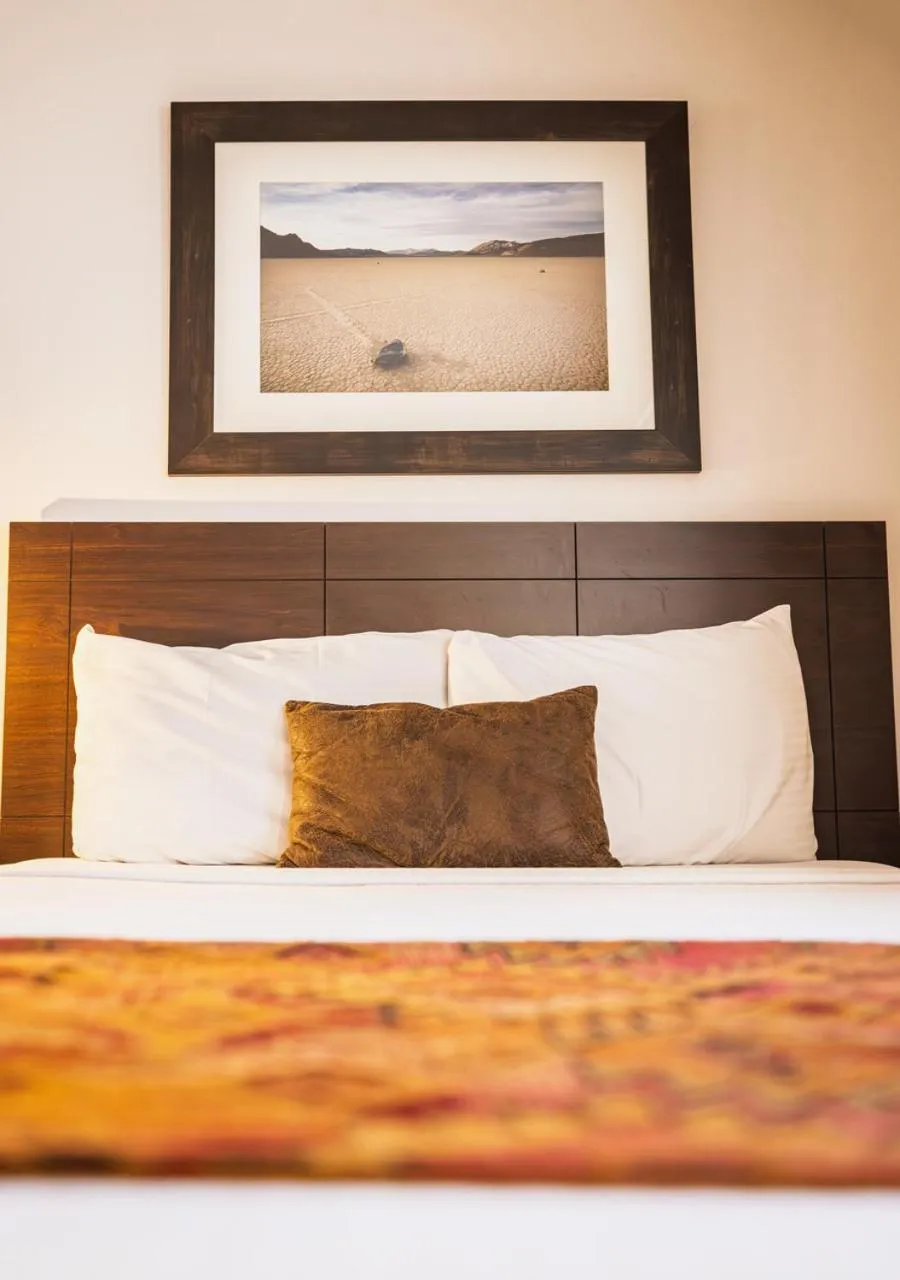 Bed in Stovepipe Wells Village