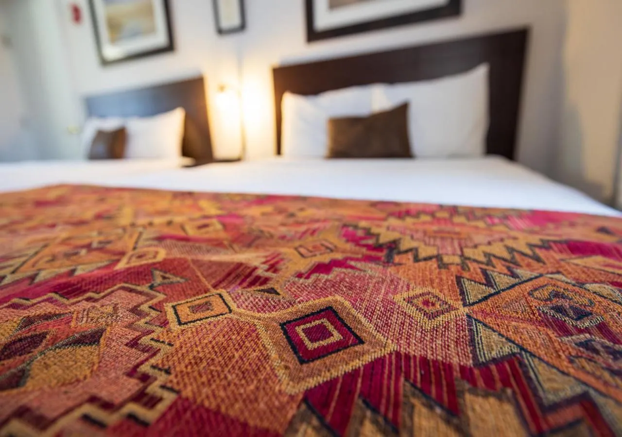 Bed in Stovepipe Wells Village