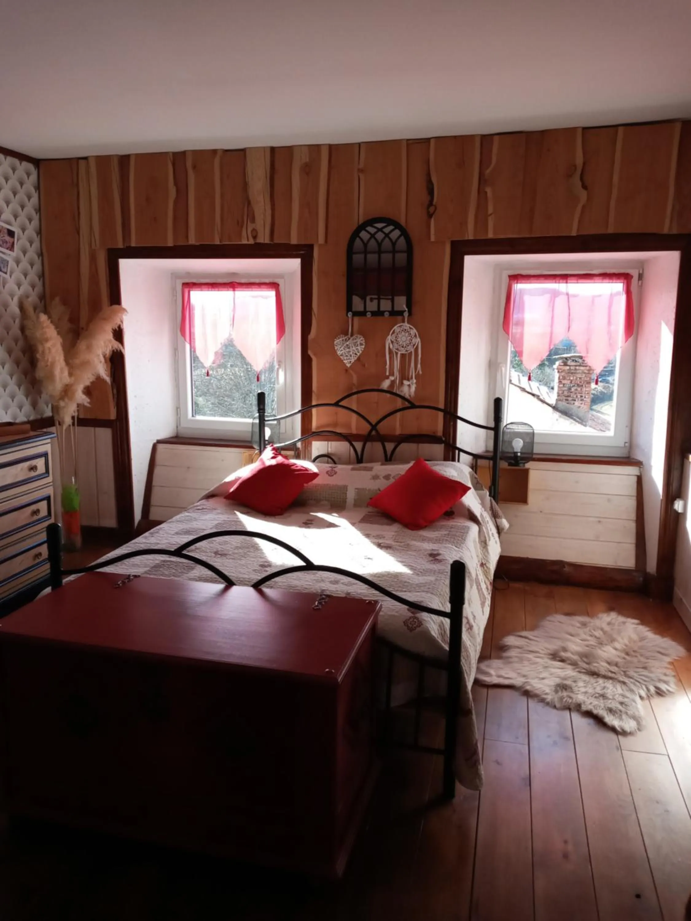 Bed in Le Relais De Rochepaule