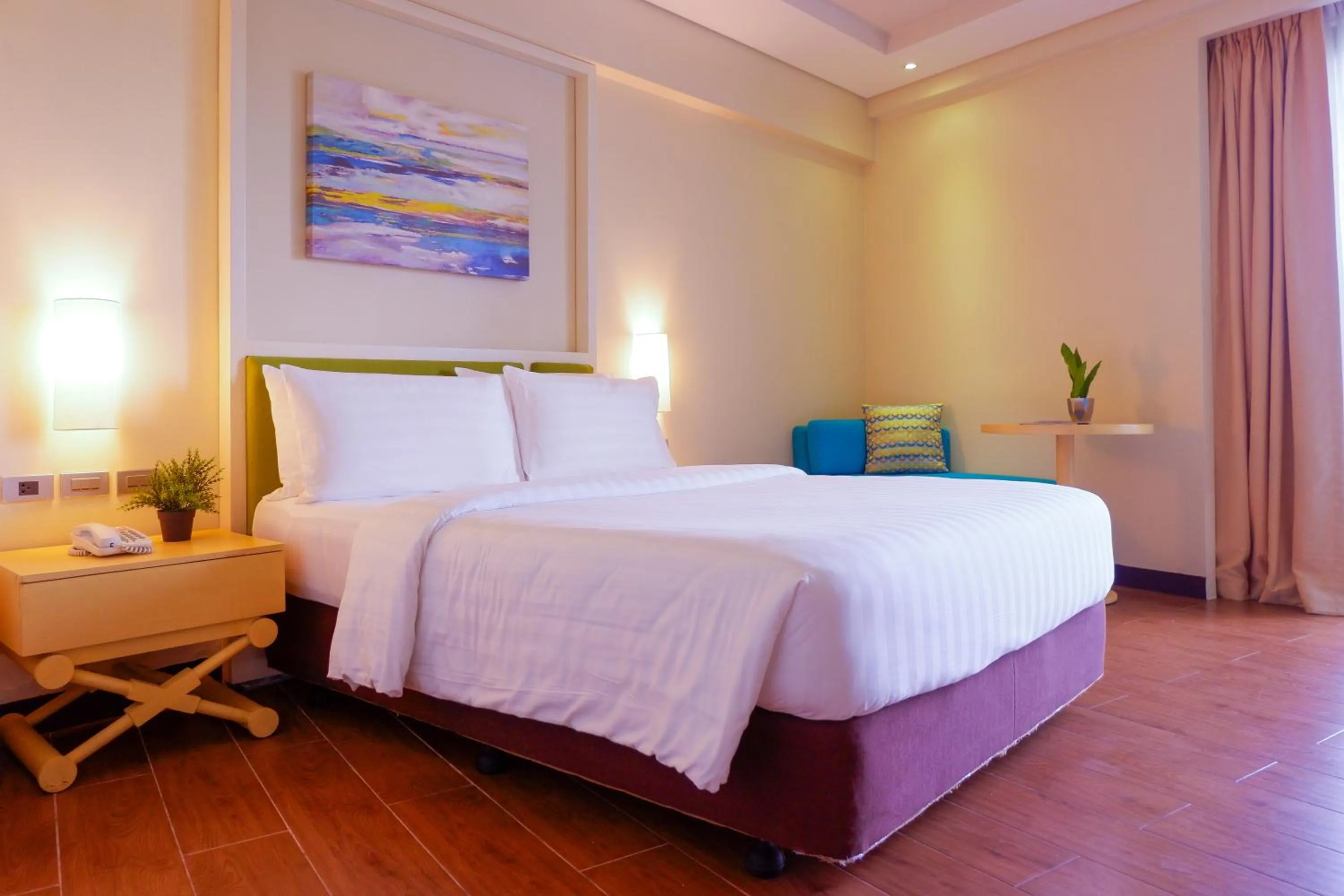 Bedroom, Bed in Poolside Escape Near Boracay's Iconic Keyhole