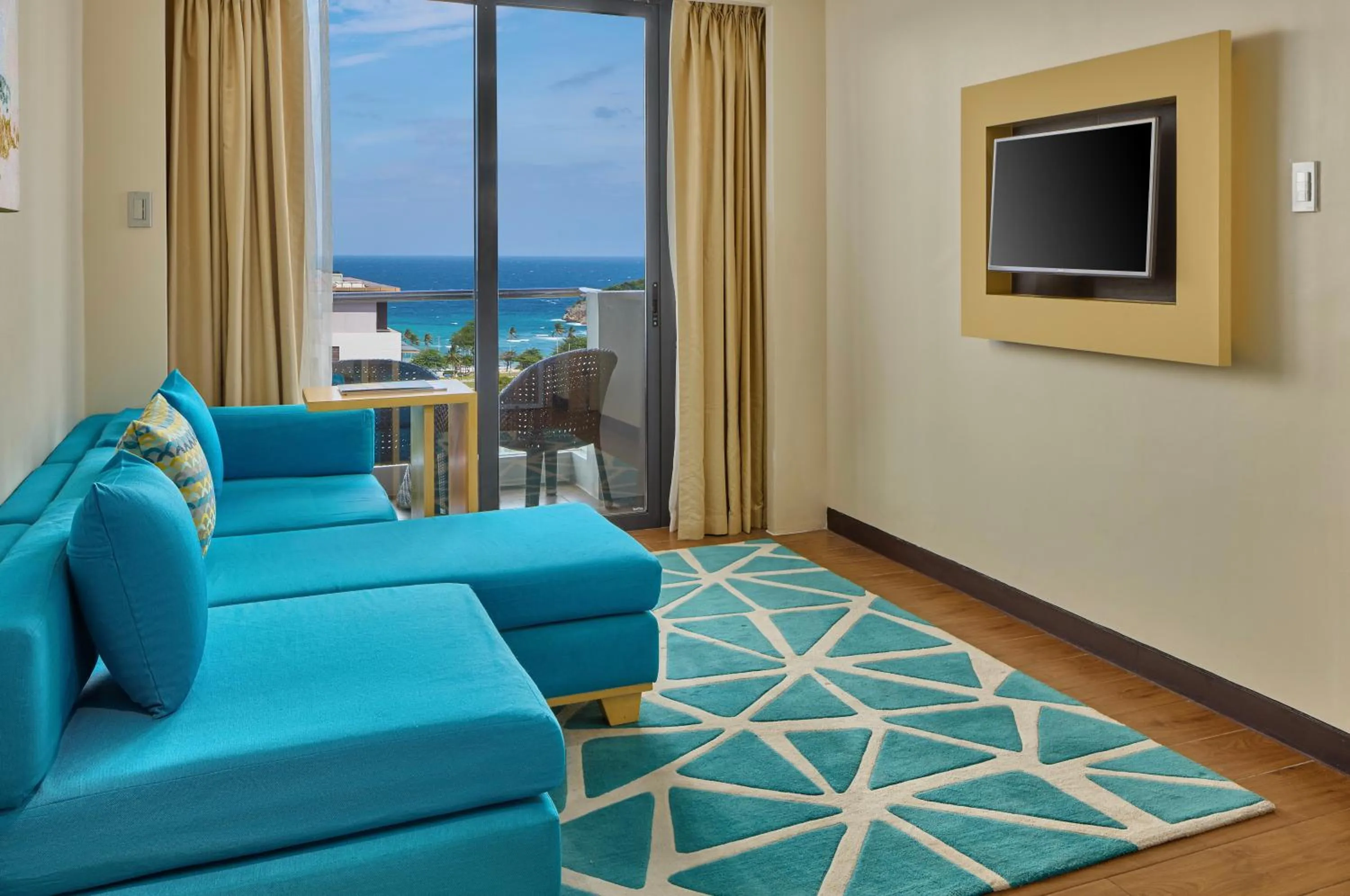 Seating area in Poolside Escape Near Boracay's Iconic Keyhole