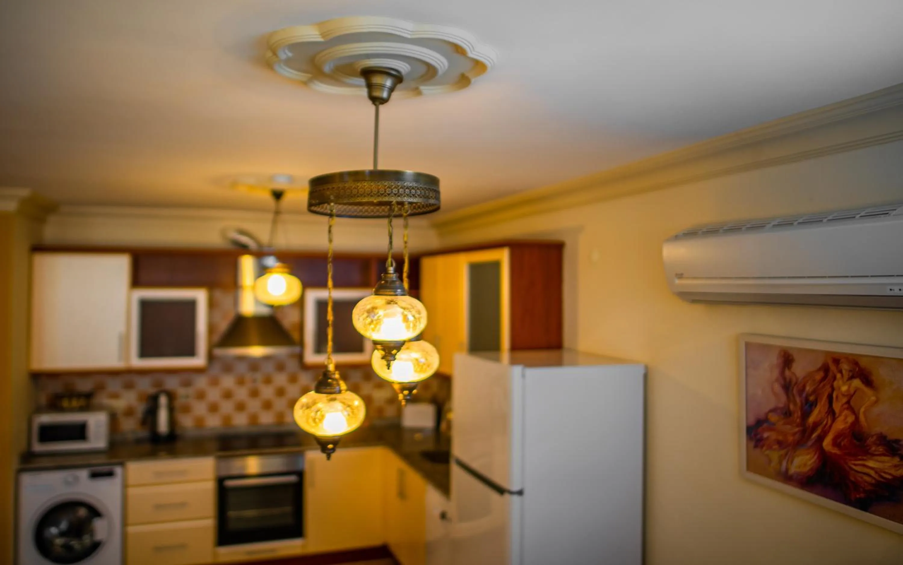 Kitchen or kitchenette in Dores Residence