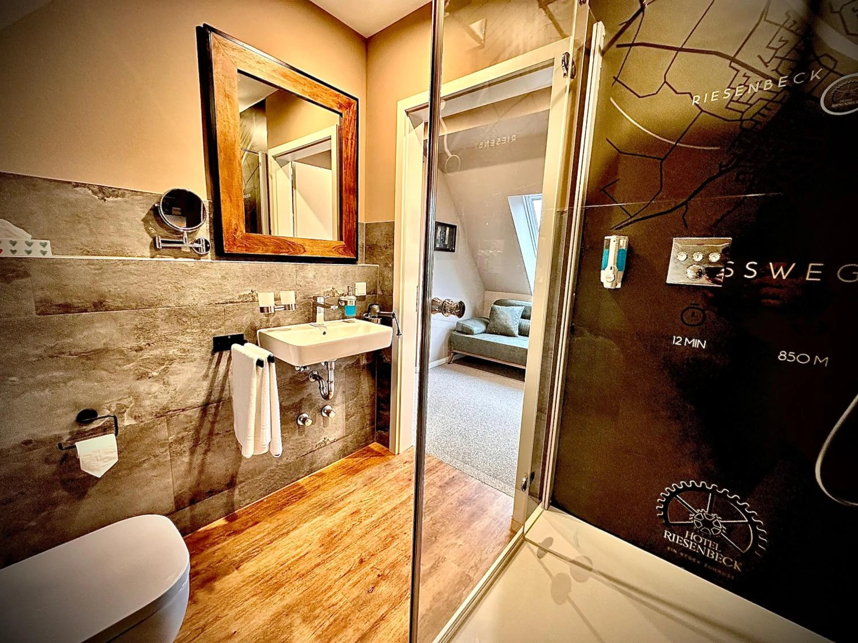 Bathroom in Privathotel Riesenbeck