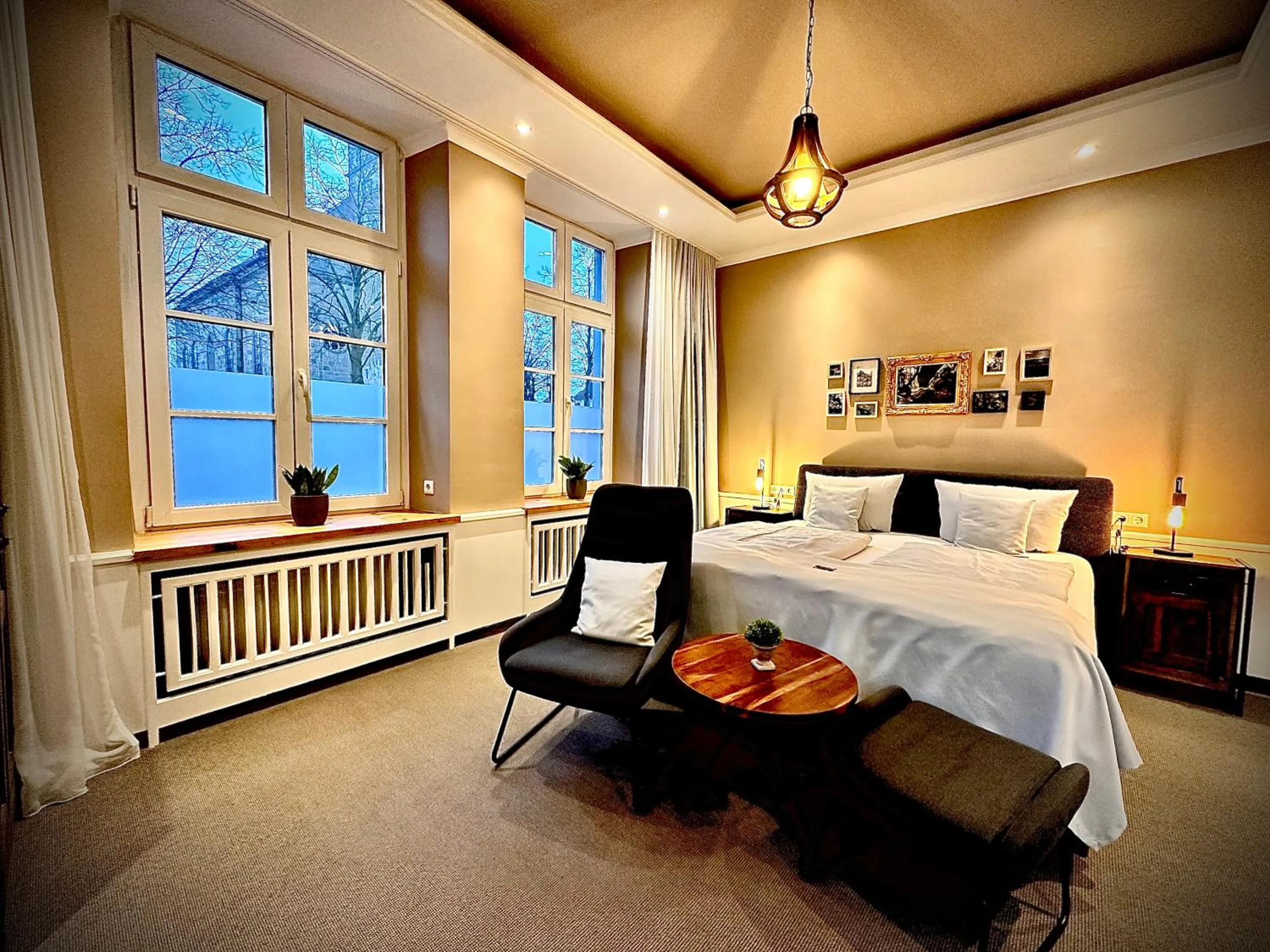 Photo of the whole room, Bed in Privathotel Riesenbeck