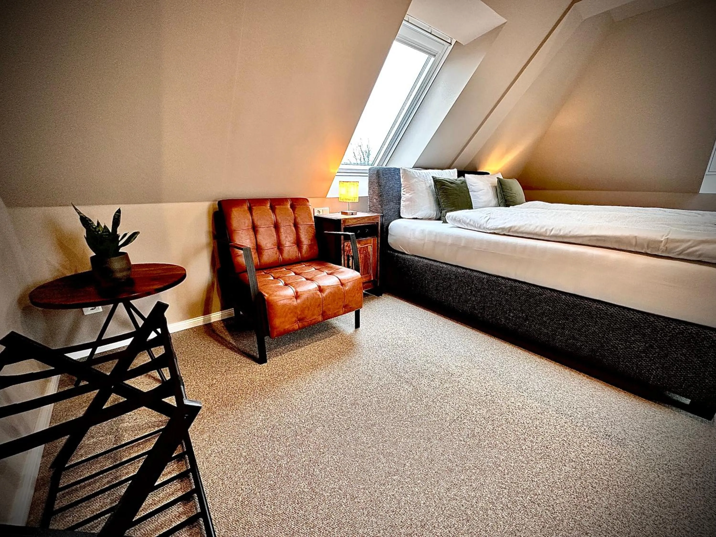 Photo of the whole room, Bed in Privathotel Riesenbeck