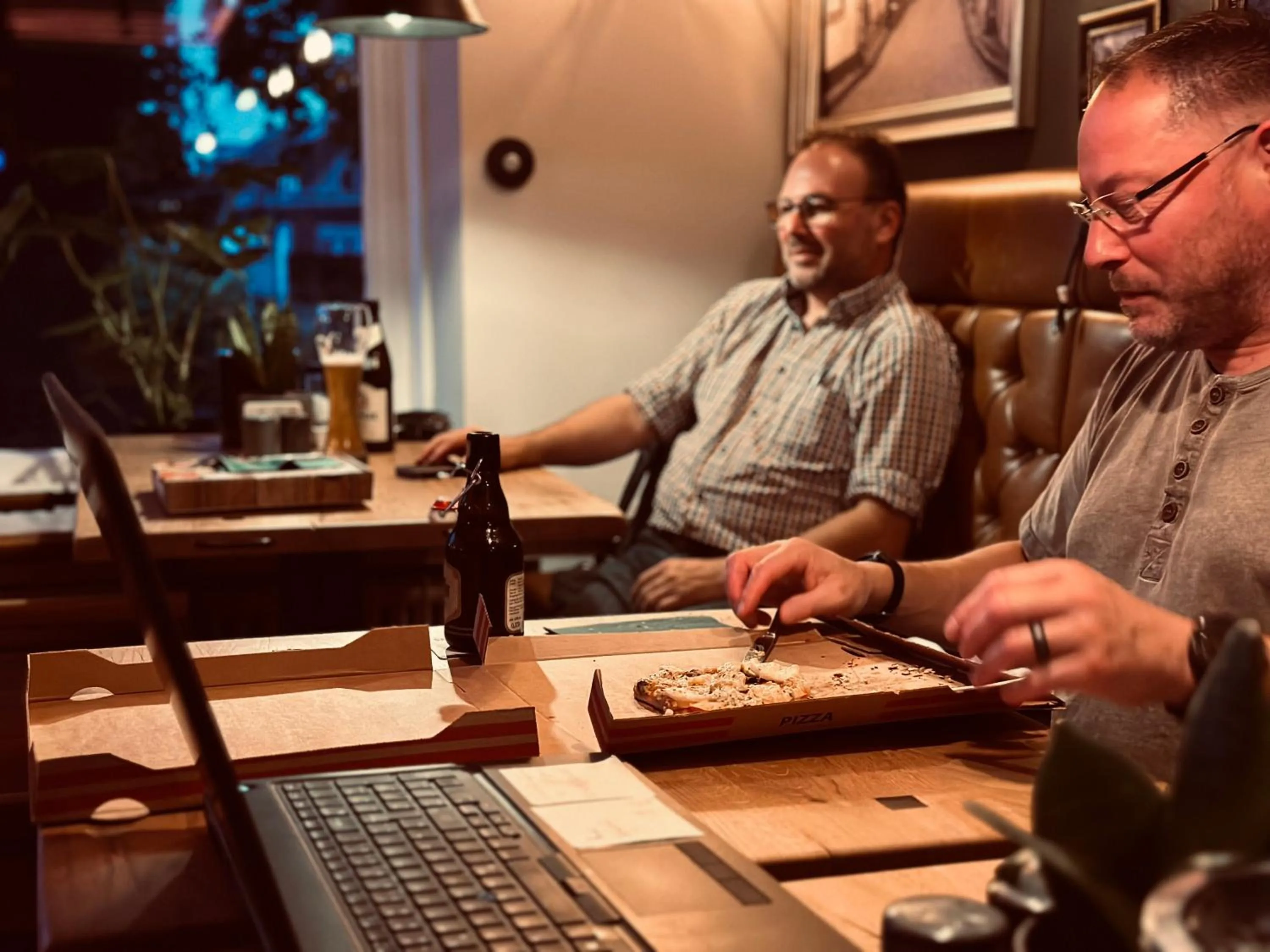 Communal lounge/ TV room in Privathotel Riesenbeck