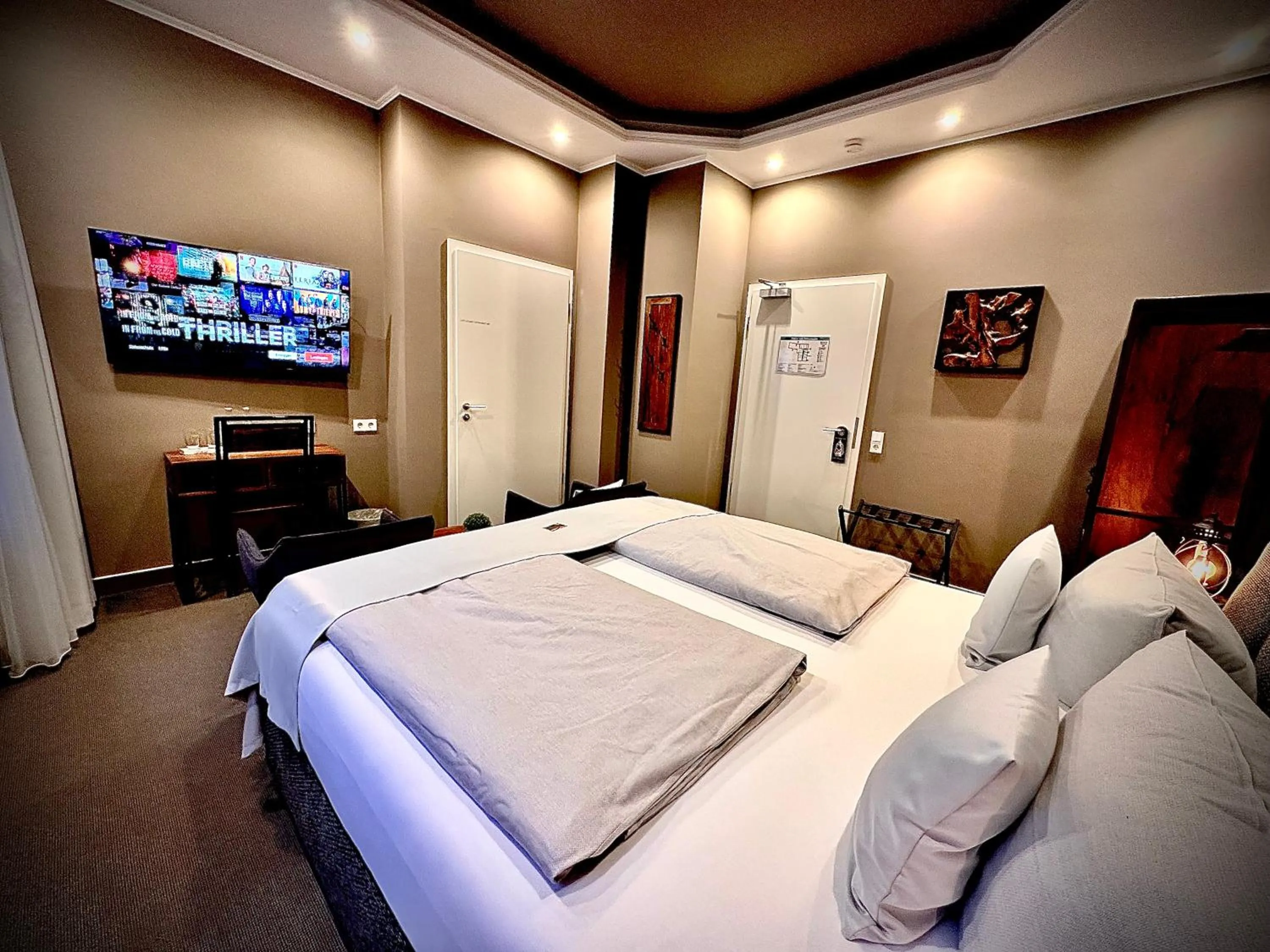 Photo of the whole room, Bed in Privathotel Riesenbeck