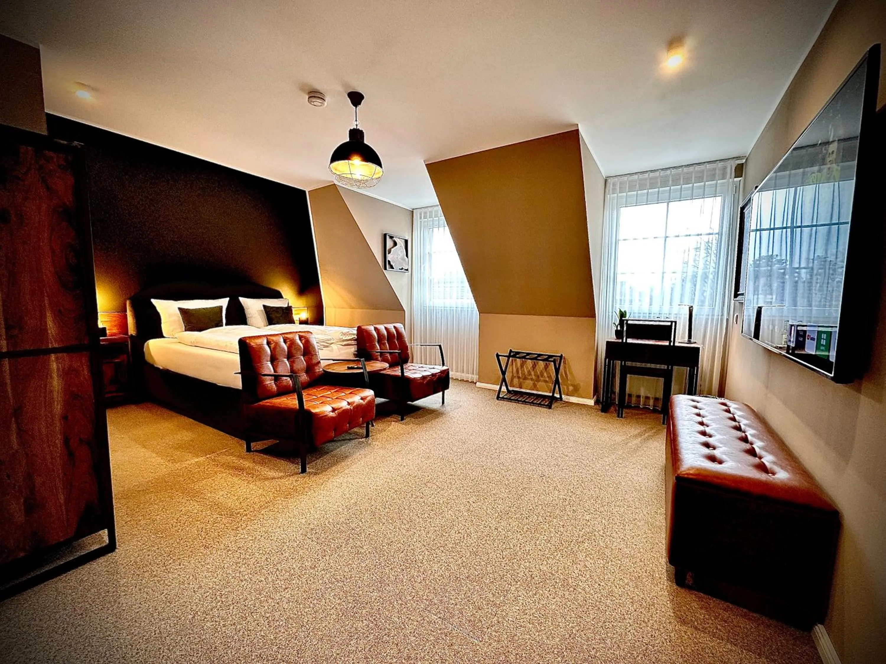 Photo of the whole room, Bed in Privathotel Riesenbeck