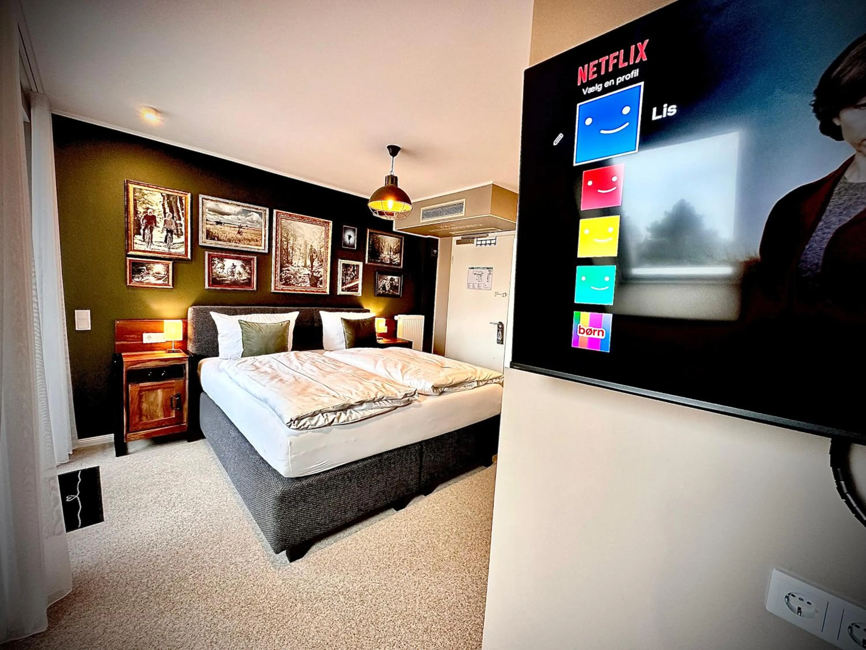 Photo of the whole room, Bed in Privathotel Riesenbeck