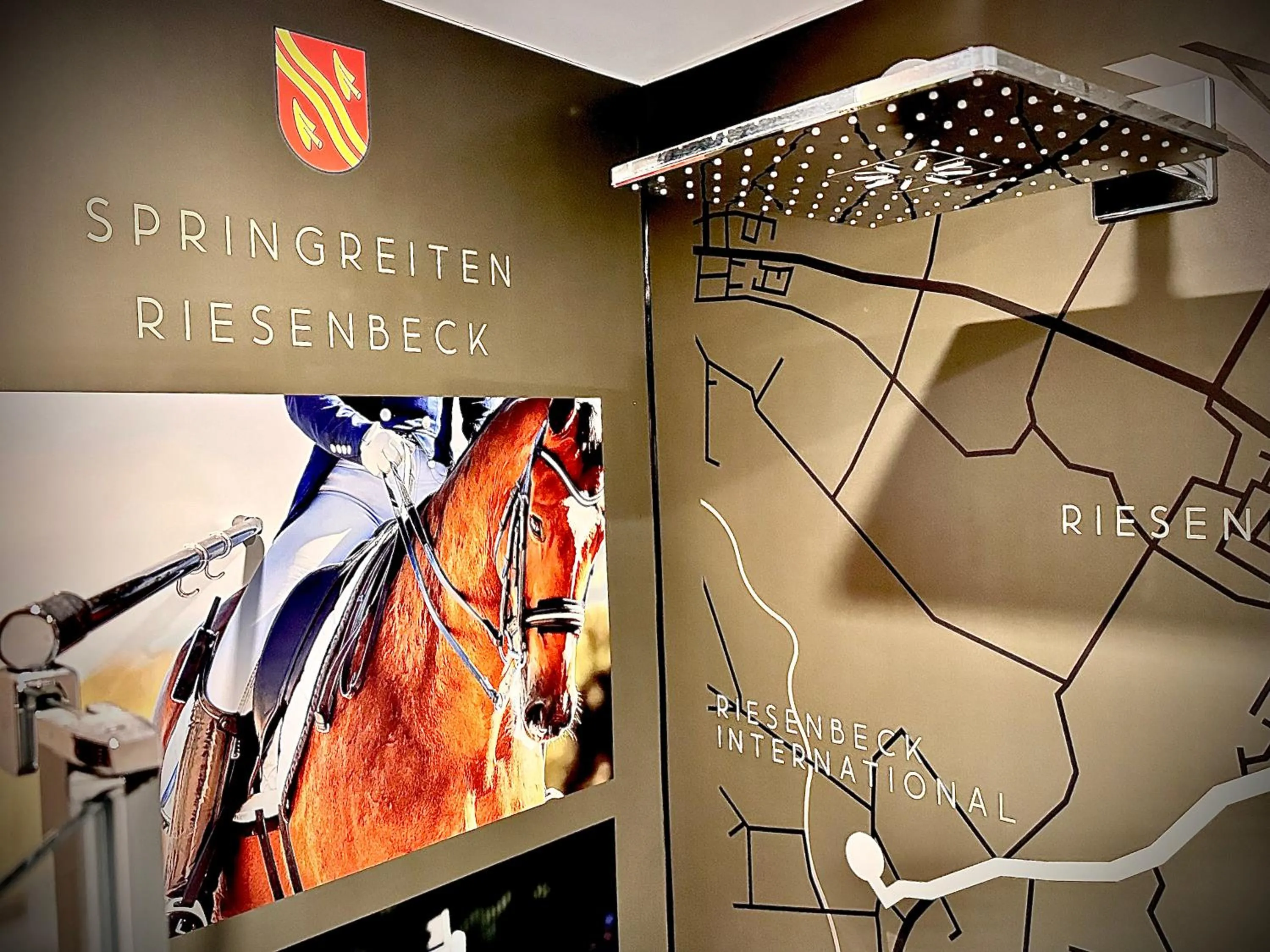 Shower in Privathotel Riesenbeck