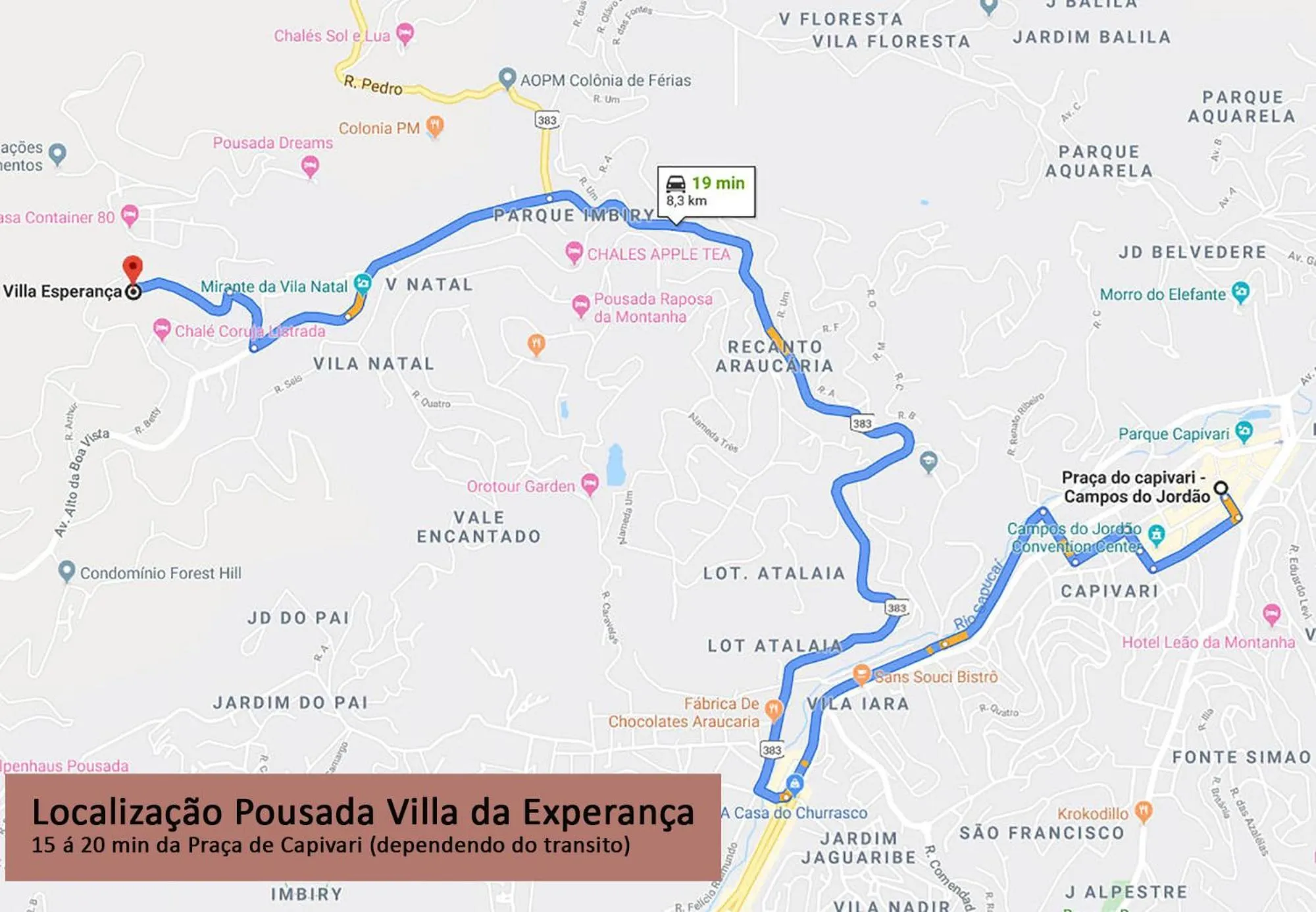 Location in Villa da Esperança