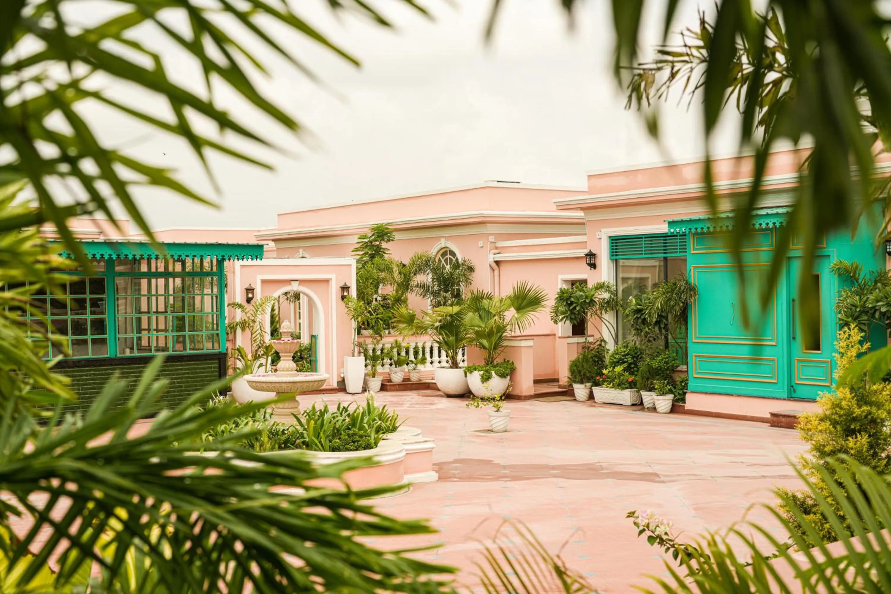 Inner courtyard view in Dolce Vita - Luxury Vacation Villas