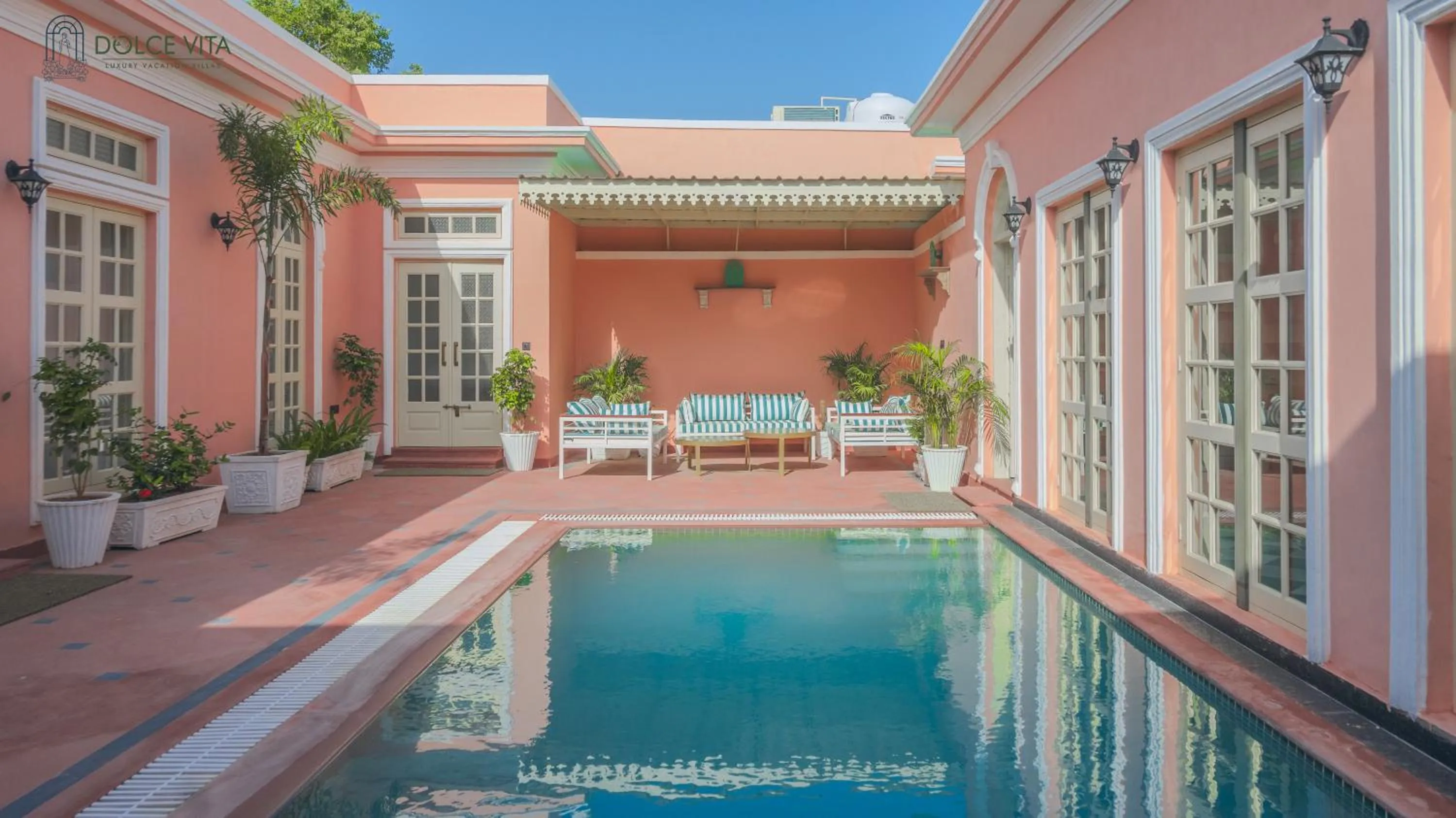 Pool view in Dolce Vita - Luxury Vacation Villas