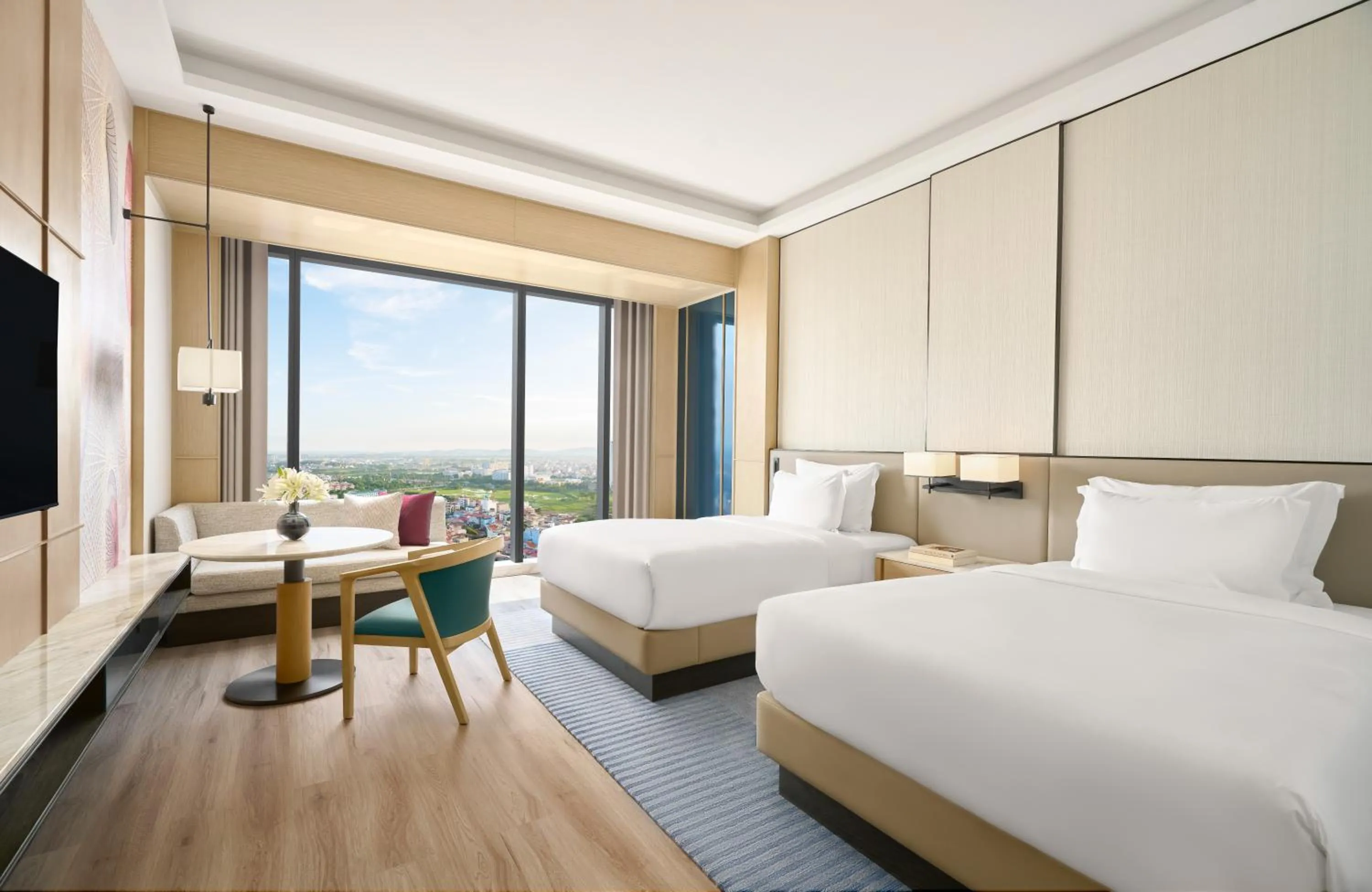 Bedroom, Bed in Vinpearl Hotel Bắc Ninh