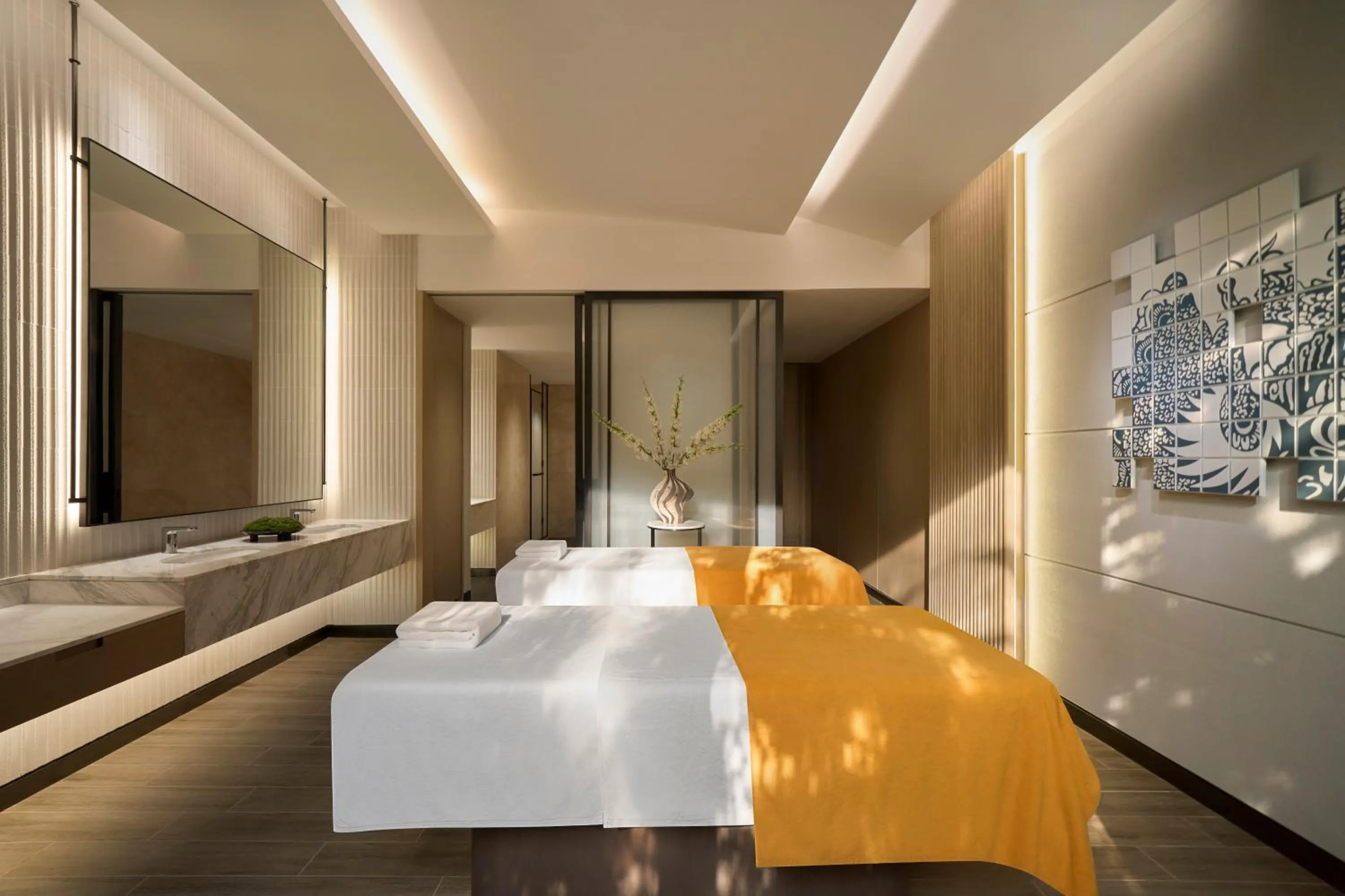 Spa and wellness centre/facilities, Bed in Vinpearl Hotel Bắc Ninh