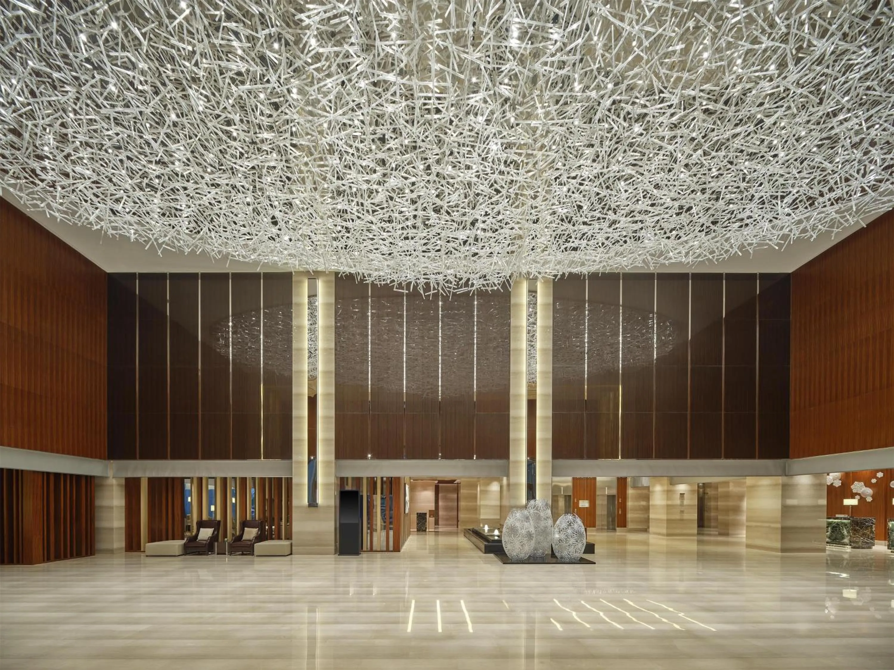 Lobby or reception in Hilton Harbin Exhibition Center