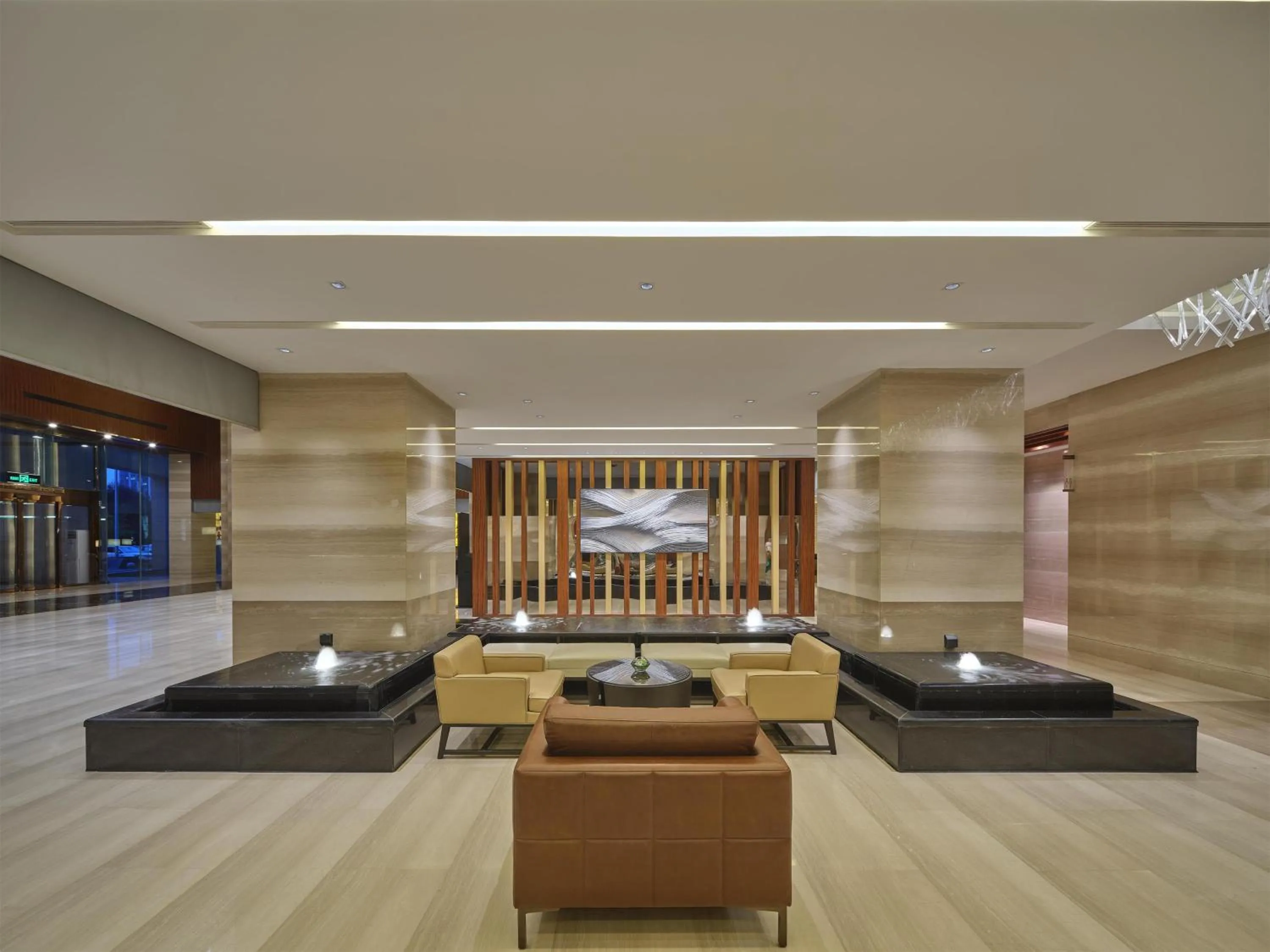 Lobby or reception in Hilton Harbin Exhibition Center