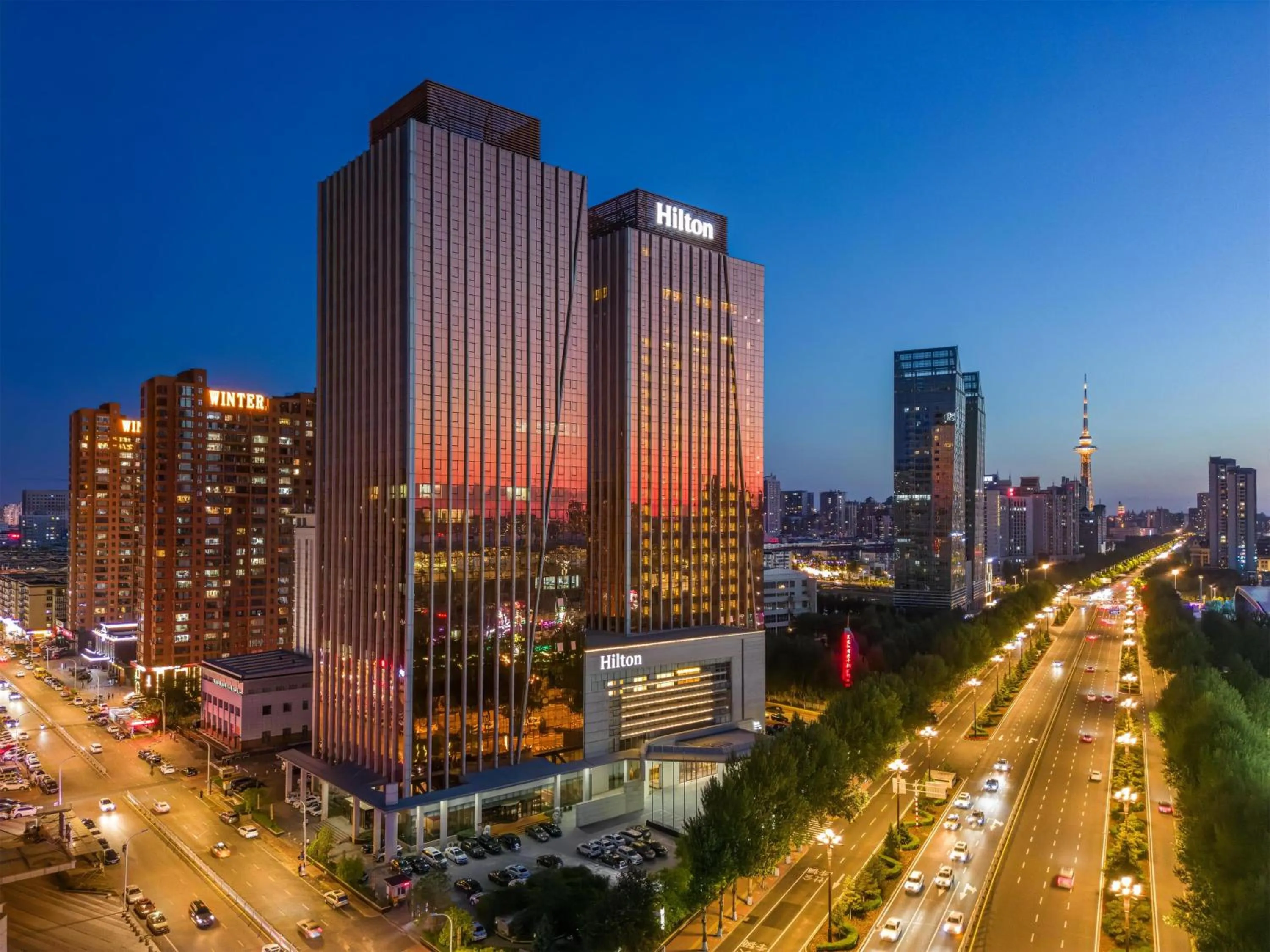Property building in Hilton Harbin Exhibition Center
