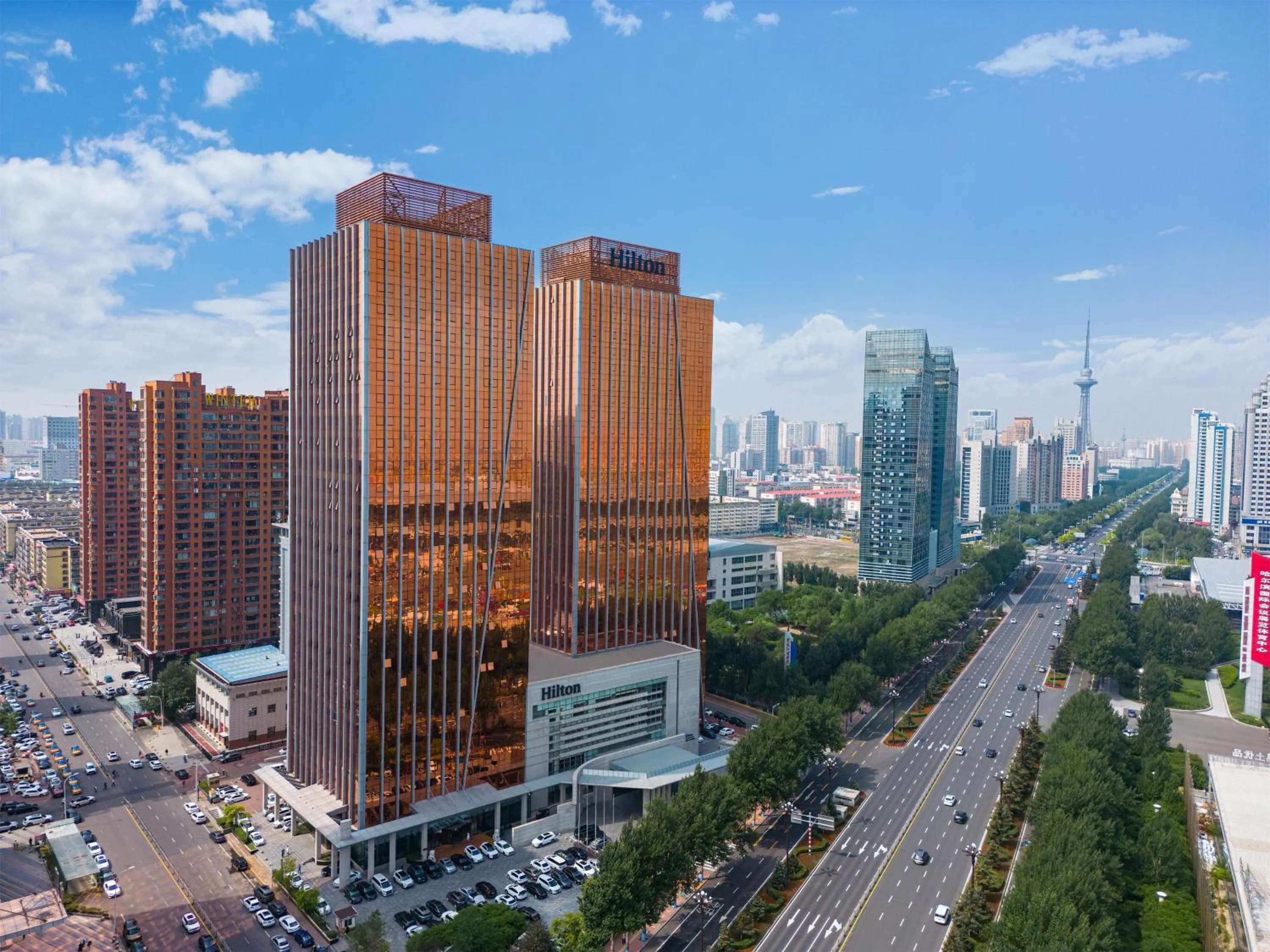 Property building in Hilton Harbin Exhibition Center