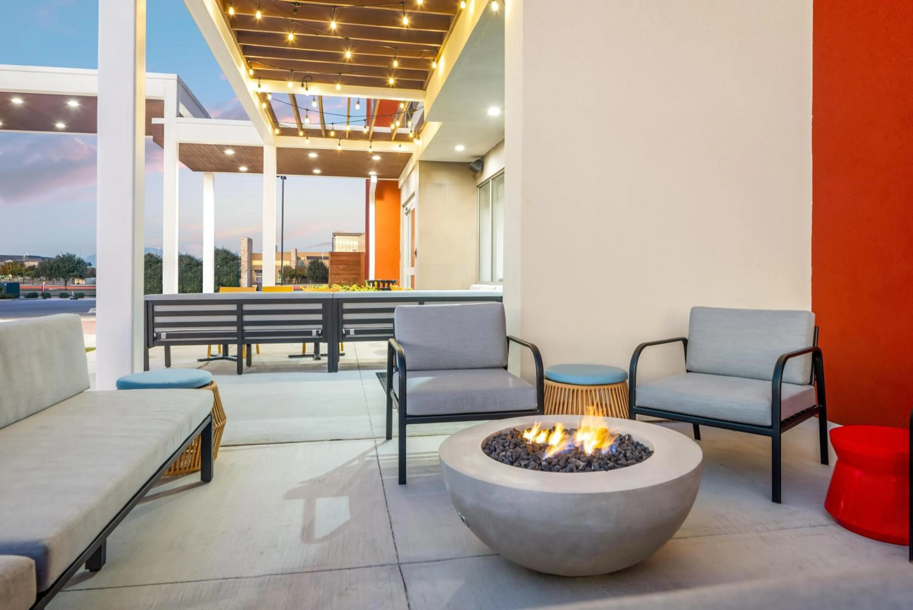 Patio in Home2 Suites By Hilton New Braunfels