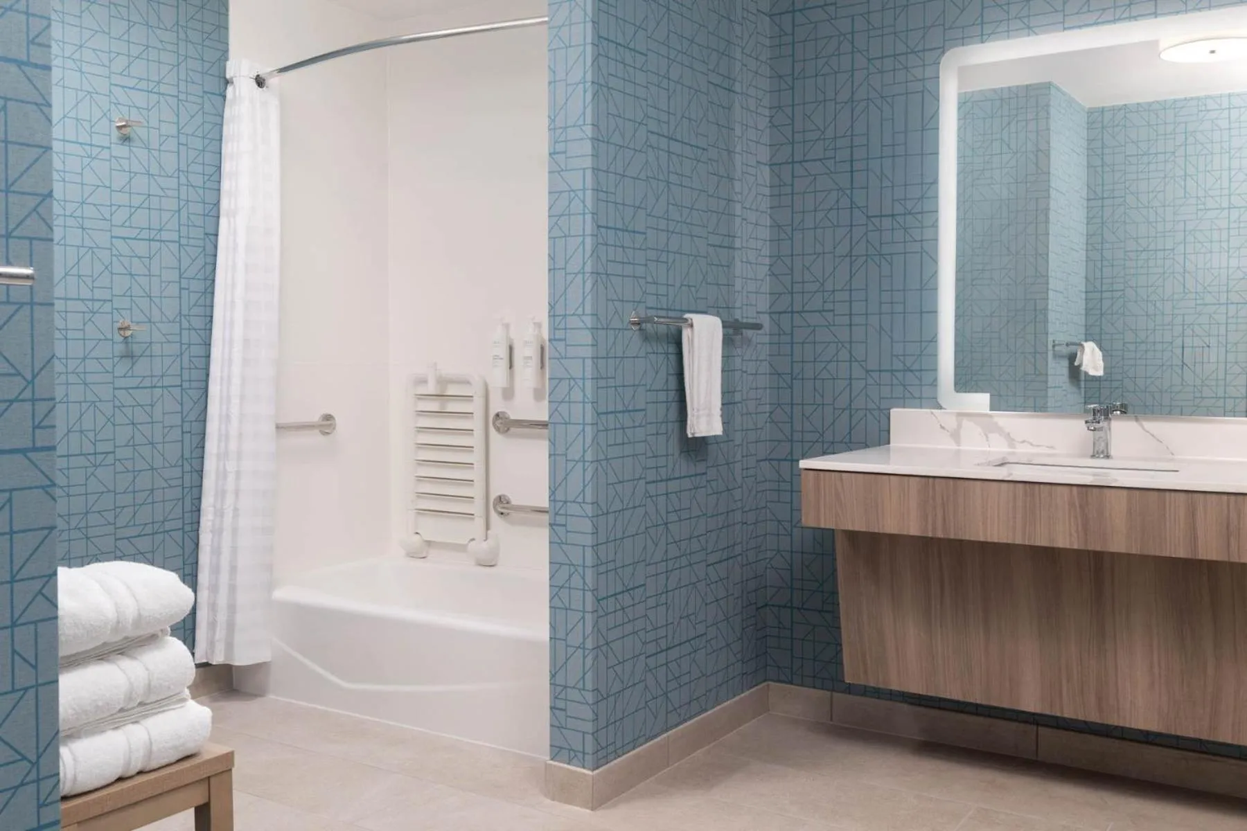 Bathroom in Homewood Suites By Hilton Puyallup Tacoma