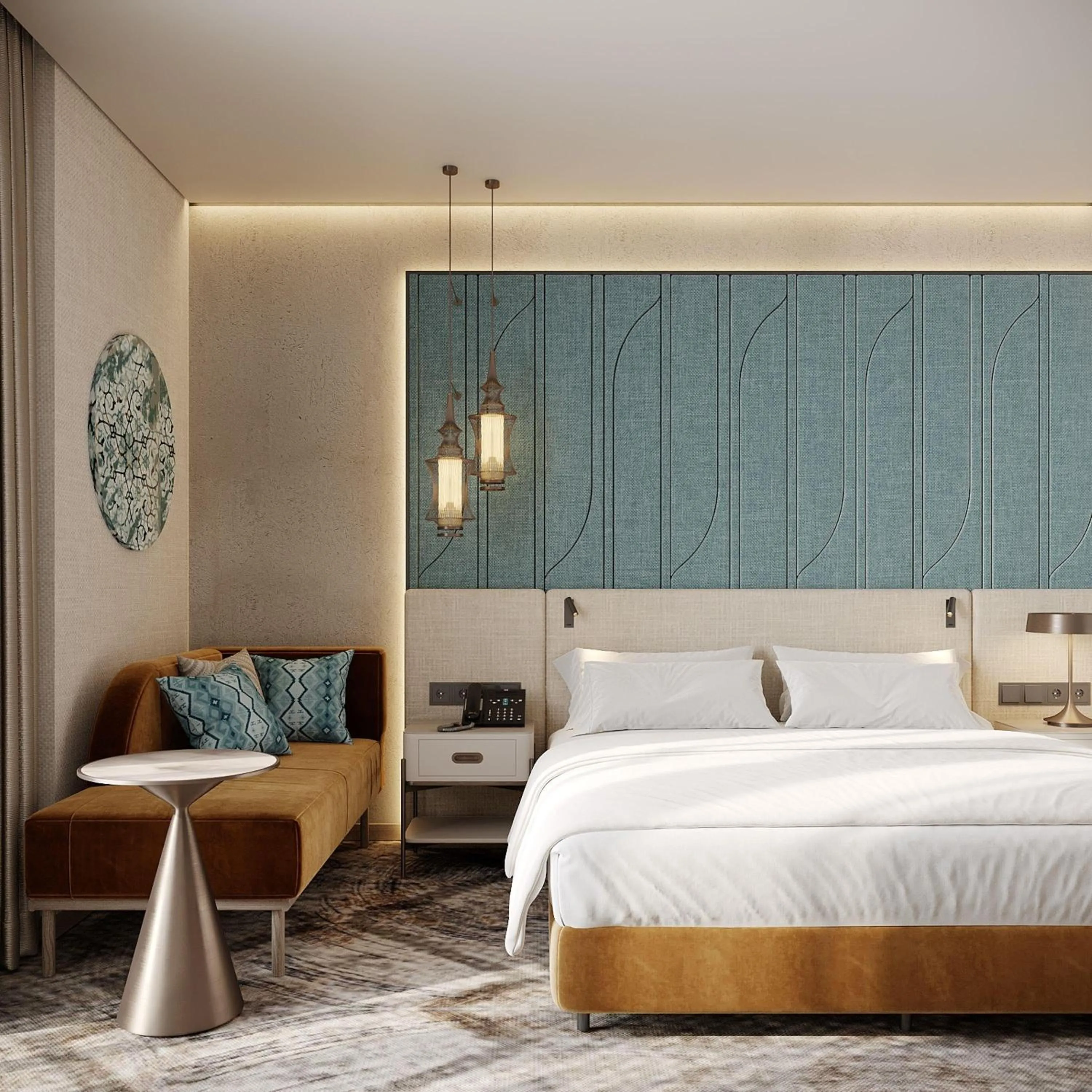 Bed in Doubletree By Hilton Tashkent